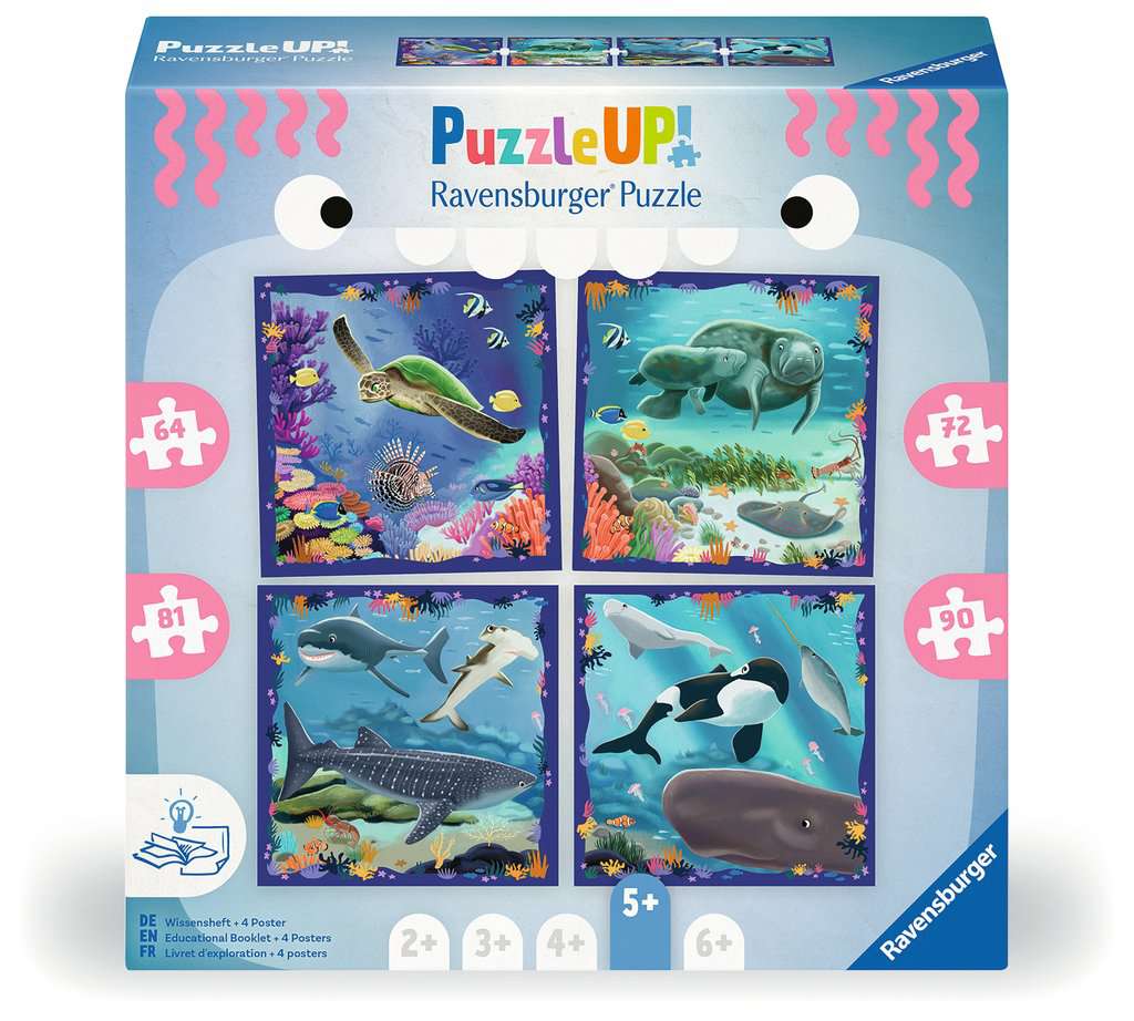 Puzzle Ravensburger PuzzleUp! ⎮ Meerestiere