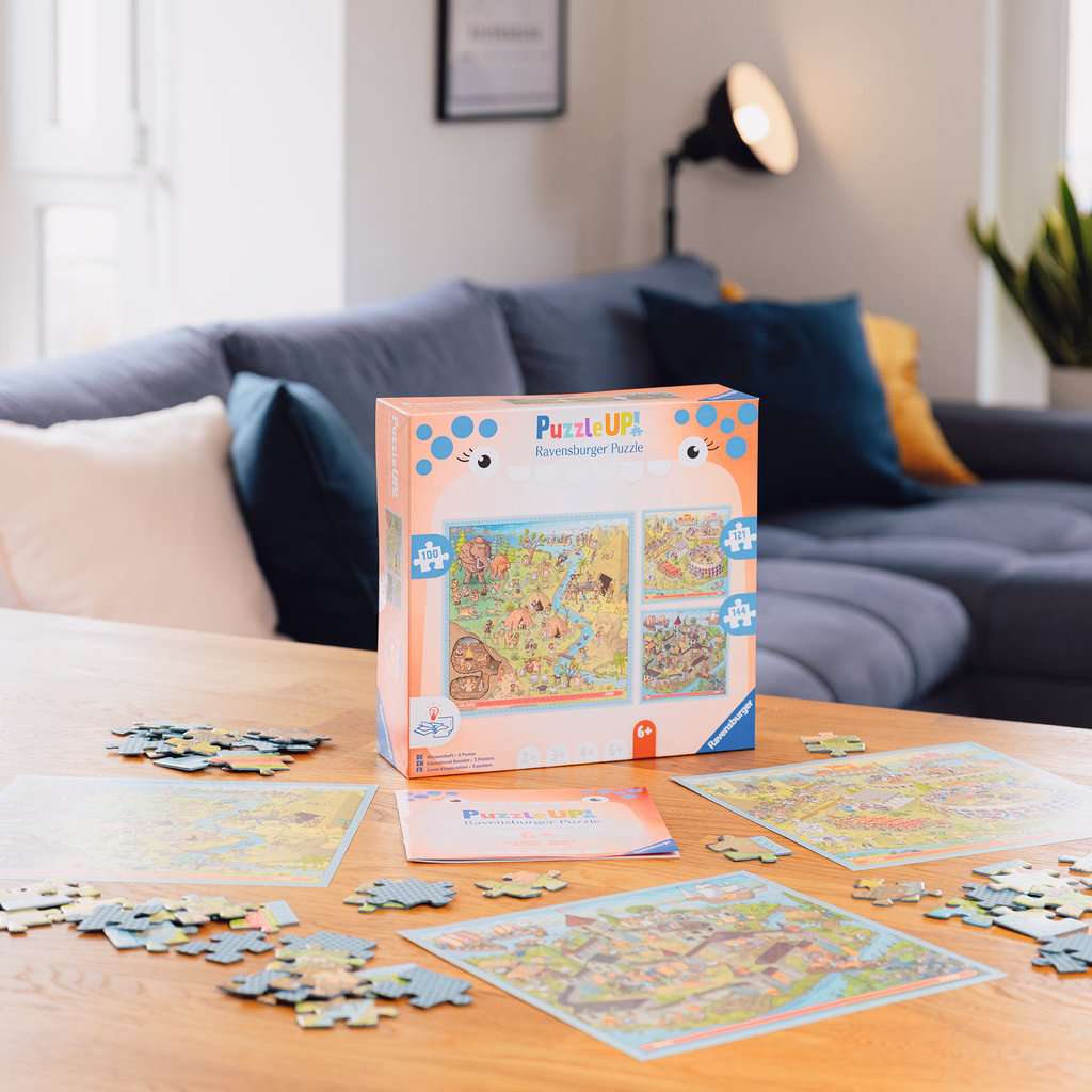 Puzzle Ravensburger PuzzleUp! ⎮ Geschichte - Steinzeit, Altes Rom, Mitte