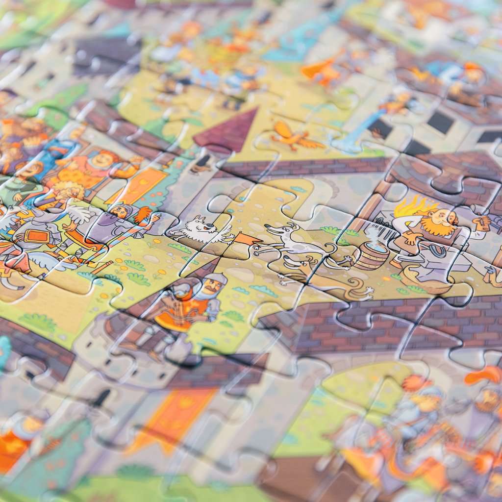 Puzzle Ravensburger PuzzleUp! ⎮ Geschichte - Steinzeit, Altes Rom, Mitte