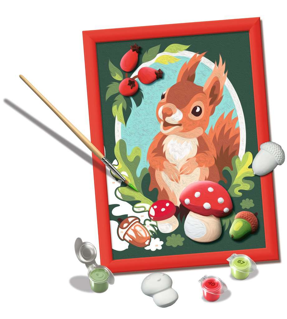 Malen Ravensburger CREART: Liebes Eichhörnchen