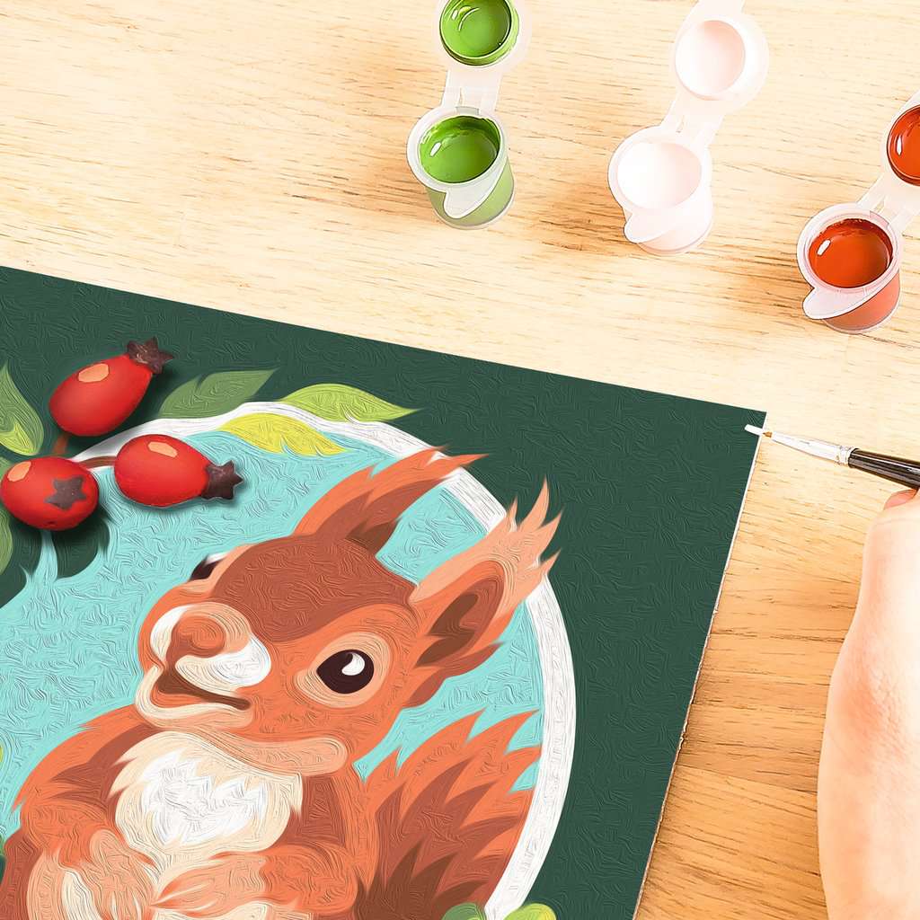Malen Ravensburger CREART: Liebes Eichhörnchen