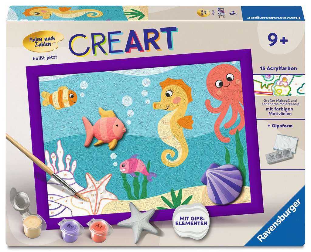 Malen Ravensburger CREART: Meeresfreunde