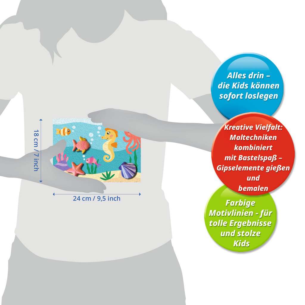 Malen Ravensburger CREART: Meeresfreunde