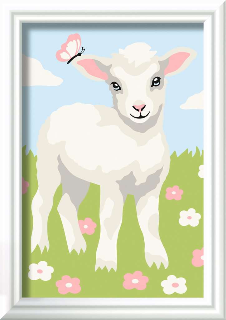 Malen Ravensburger CREART: Süßes Lämmchen