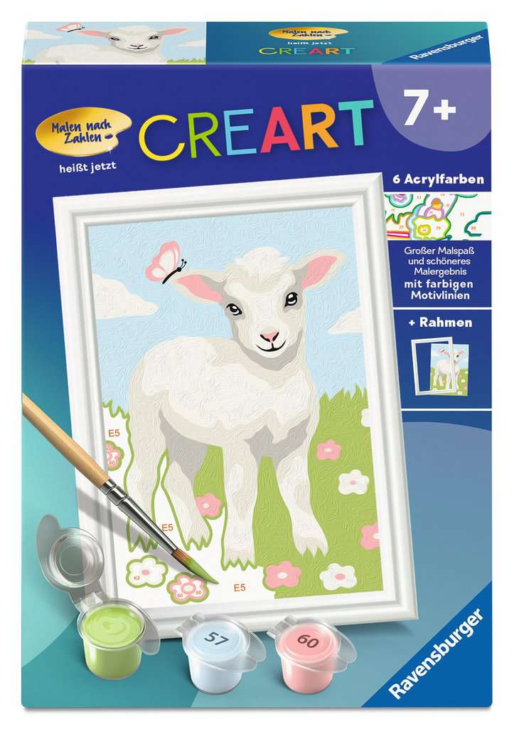 Malen Ravensburger CREART: Süßes Lämmchen