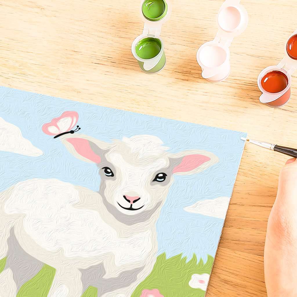 Malen Ravensburger CREART: Süßes Lämmchen