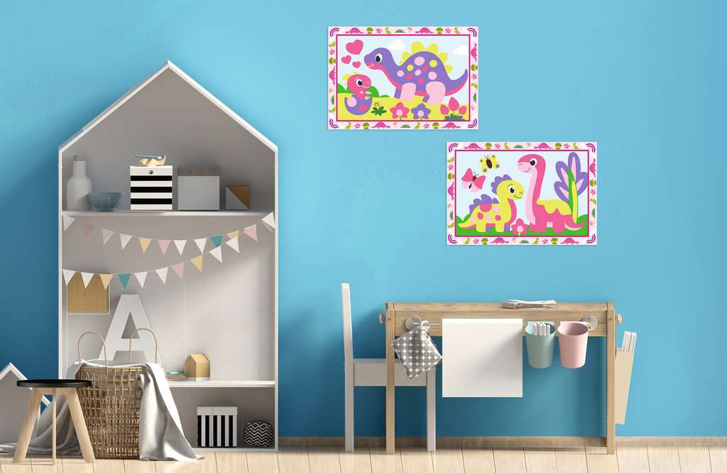 Malen Ravensburger CREART: Bunte Dinosaurier