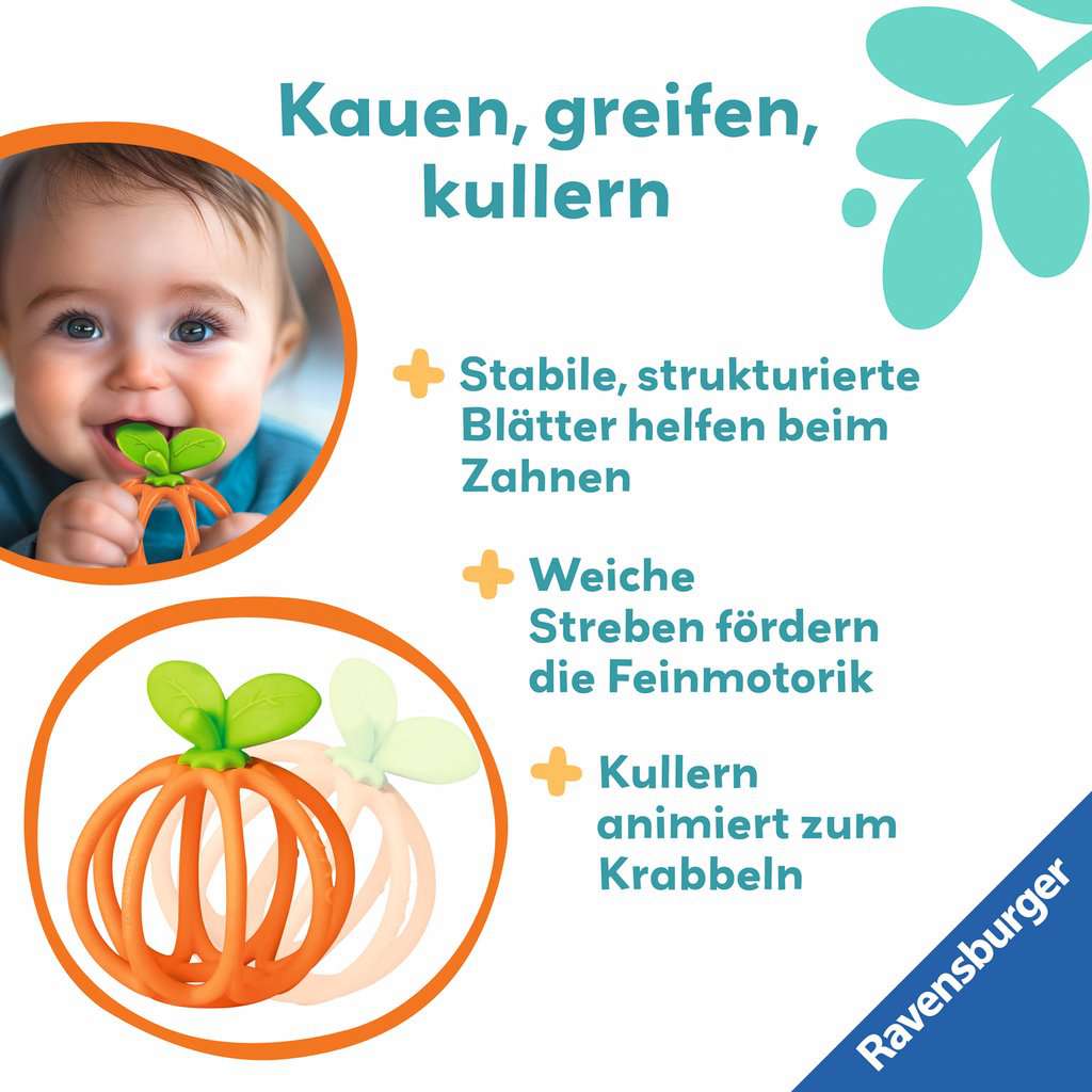 Babyspielwaren Ravensburger play+ ⎮ Kuller-Greifling: Orange