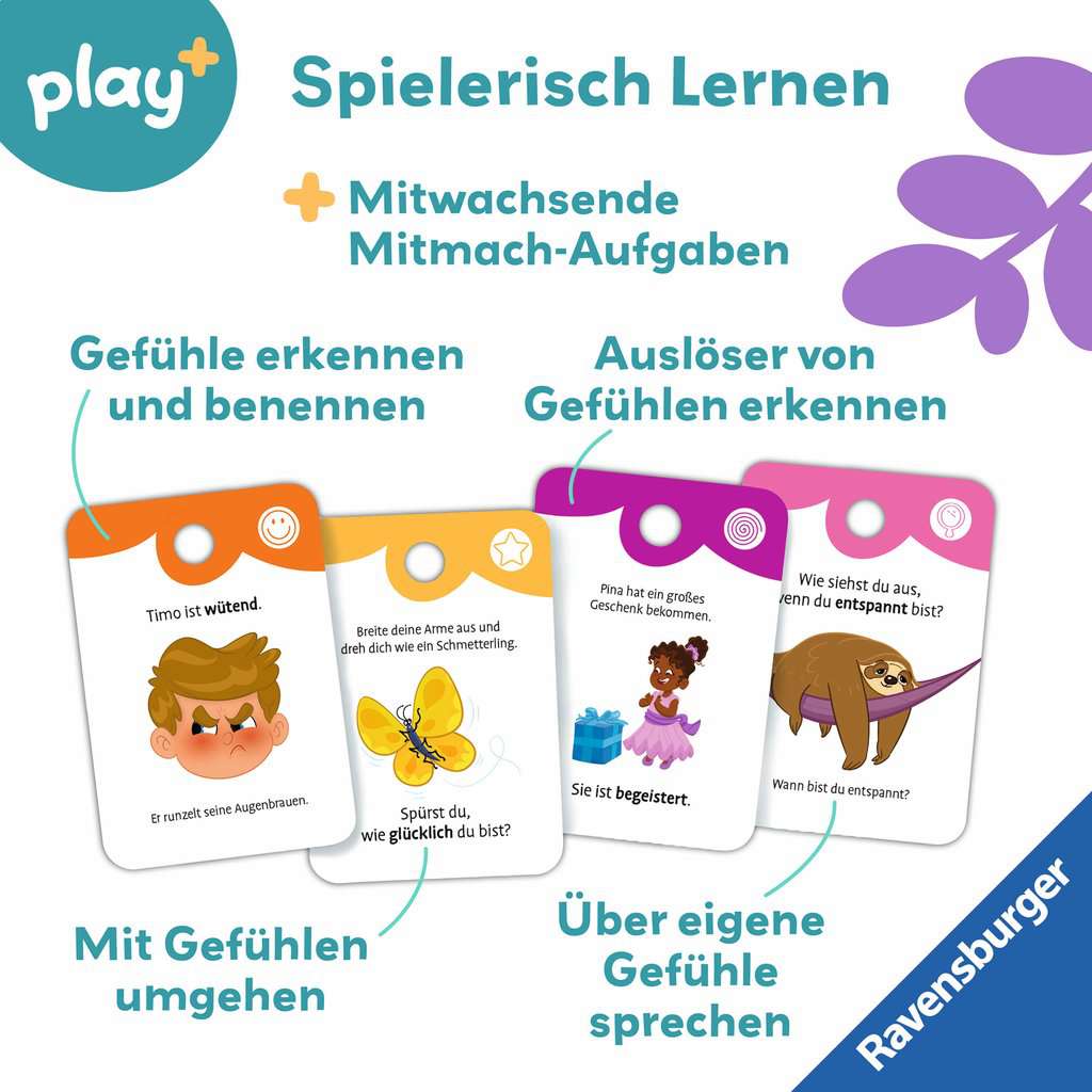 Bilderbuch Ravensburger Spiel & Mach mit! Karten: Entdecke die Gefühle