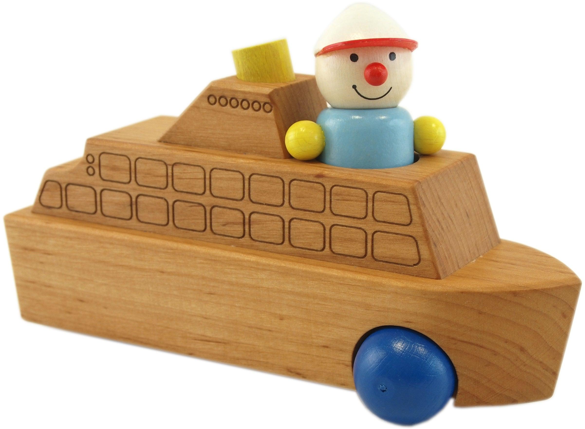 Holzspielzeug Spielzeugmanufaktur Pfingstweid Kreuzfahrtschiff Viola