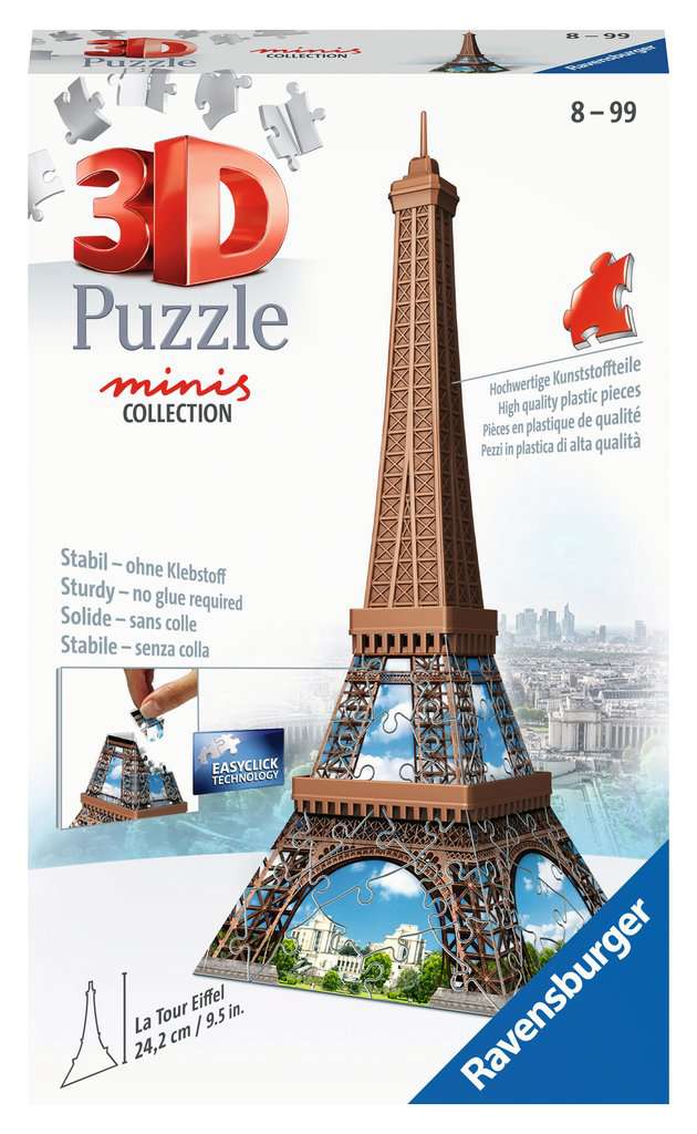 Spiel Ravensburger Mini Eiffelturm ⎮ 3D Puzzle