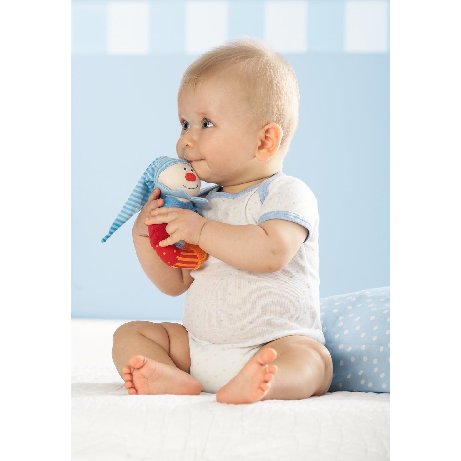 Greifen & Rasseln HABA Greifling Kasper Ring