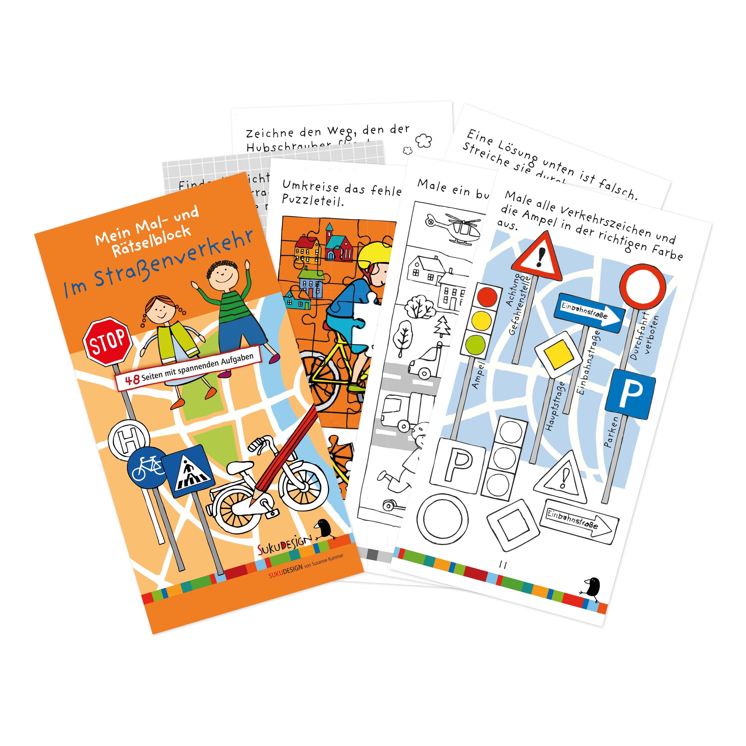 Sonstiges Lutz Mauder Verlag Rätselblock Suku, Im Straßenverkehr