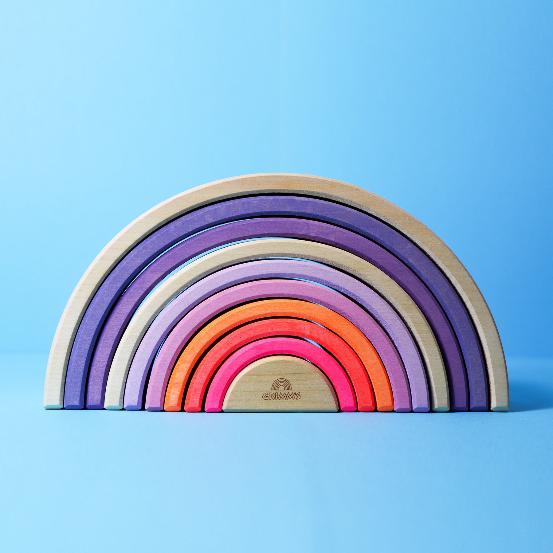 Open-ended Play GRIMM'S Spiel und Holz Design Regenbogen Neonpink