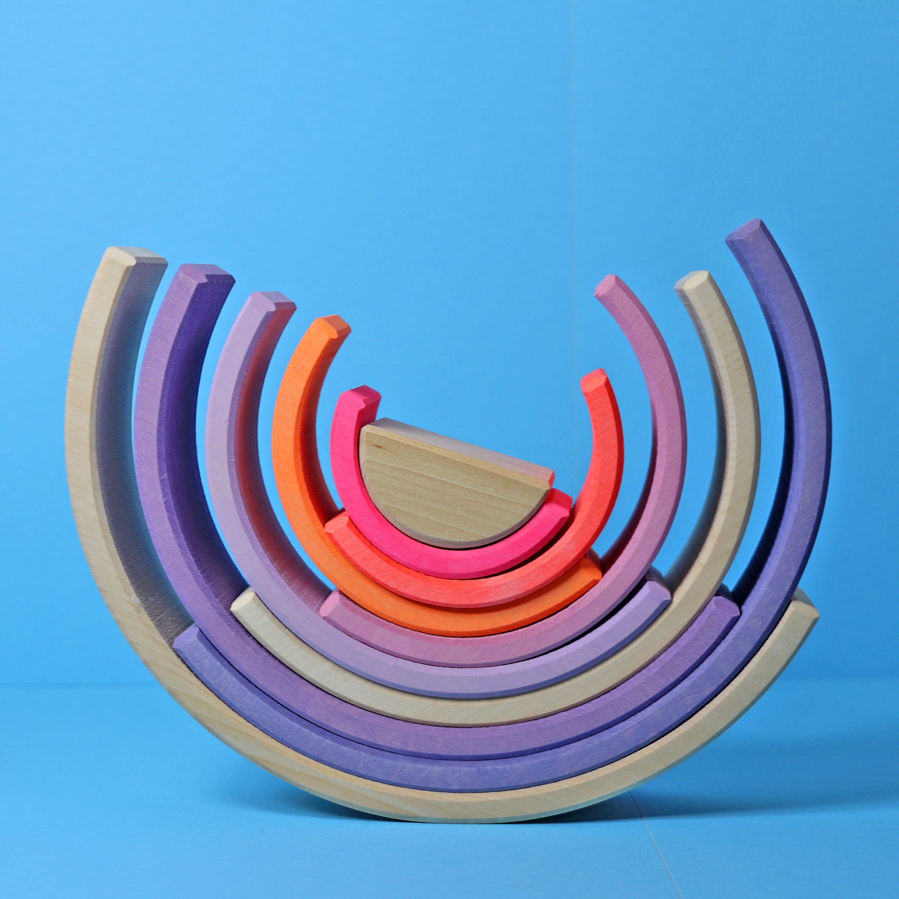 Open-ended Play GRIMM'S Spiel und Holz Design Regenbogen Neonpink
