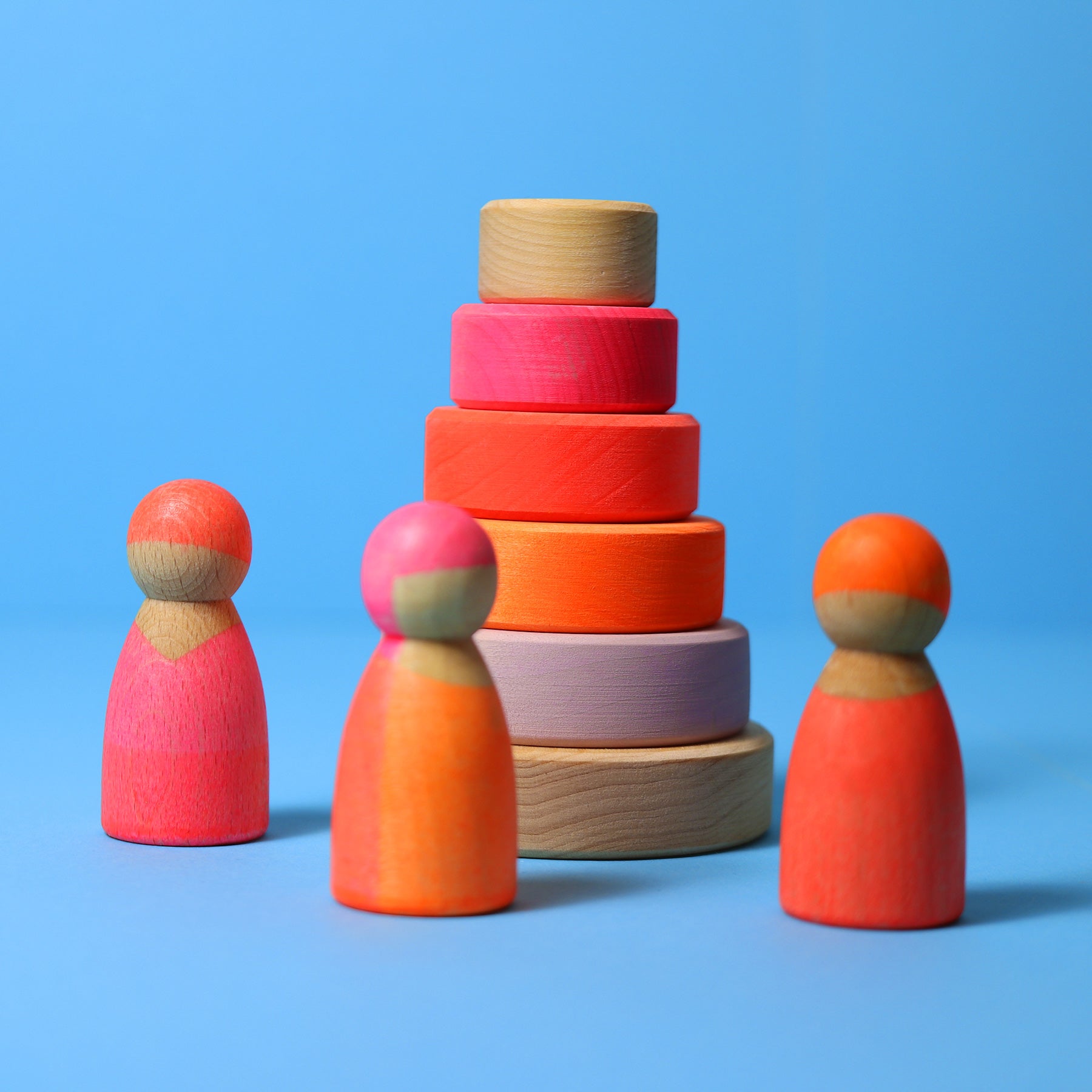 Open-ended Play GRIMM'S Spiel und Holz Design Neonfreunde Pink