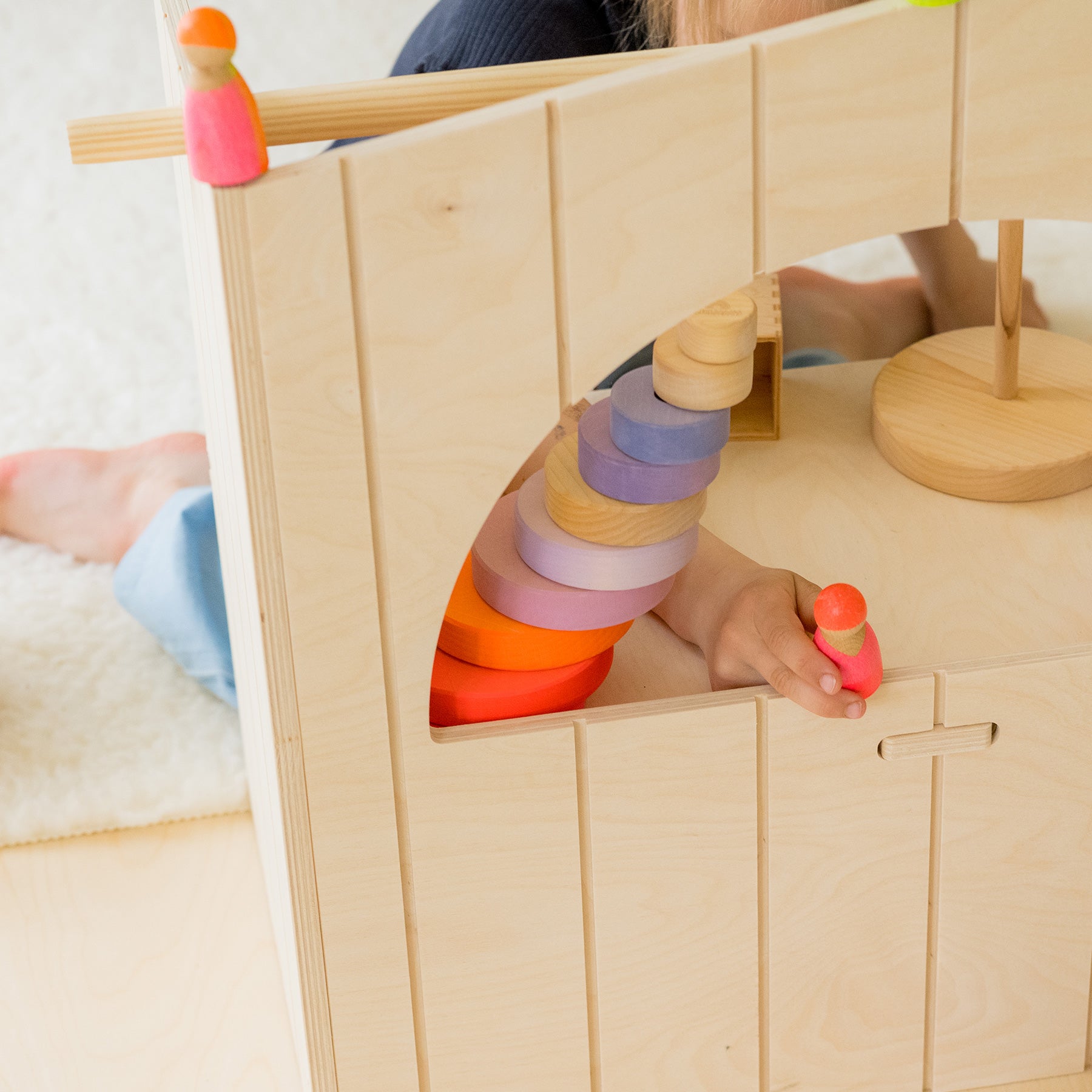 Open-ended Play GRIMM'S Spiel und Holz Design Neonfreunde Pink