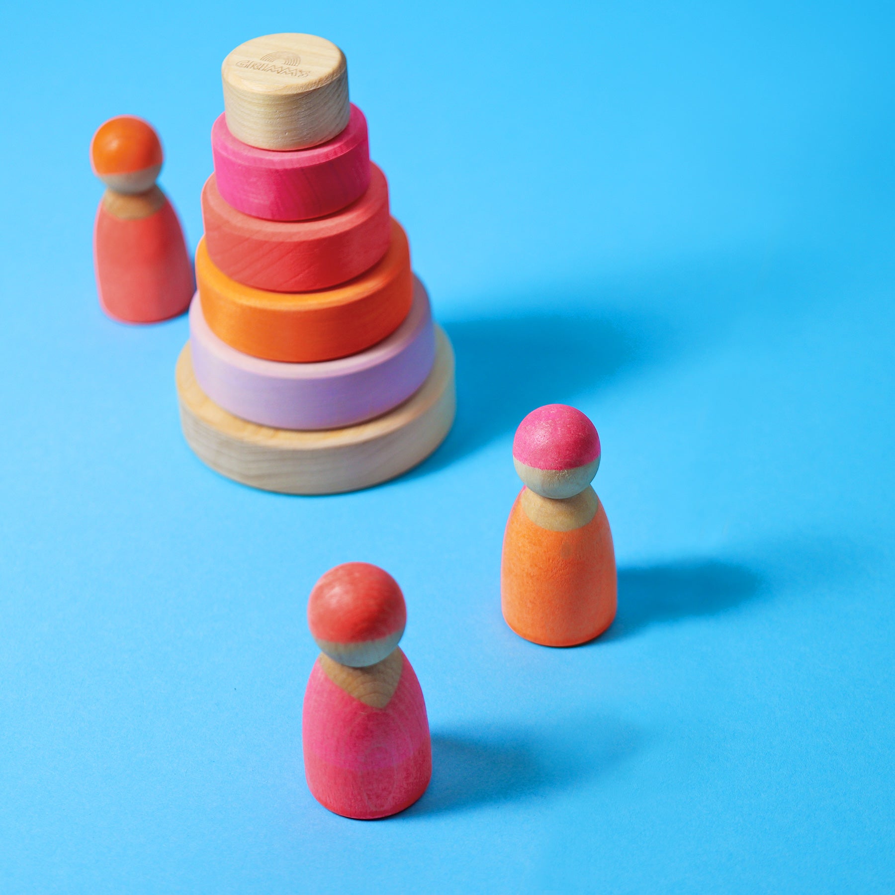 Open-ended Play GRIMM'S Spiel und Holz Design Neonfreunde Pink