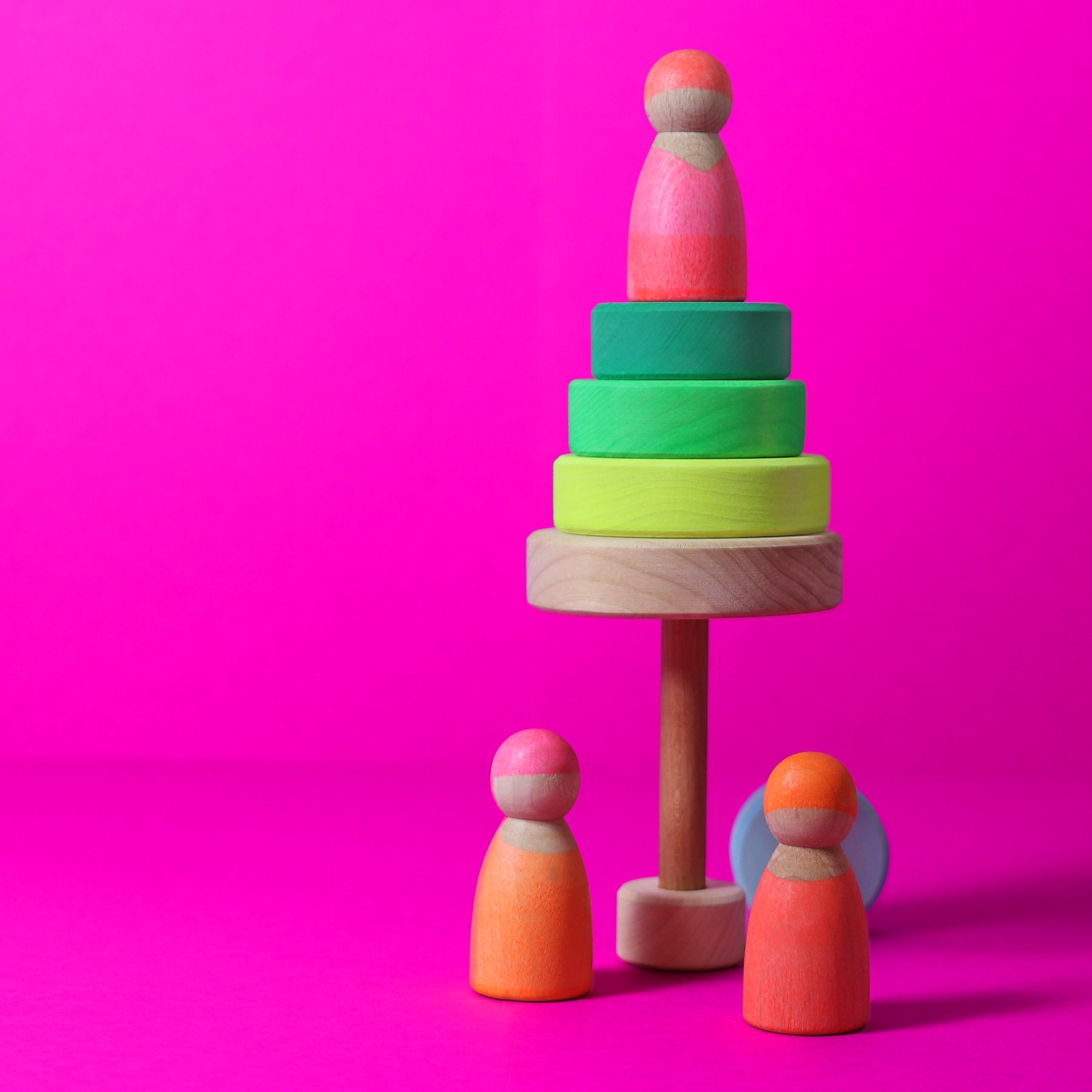 Open-ended Play GRIMM'S Spiel und Holz Design Neonfreunde Pink