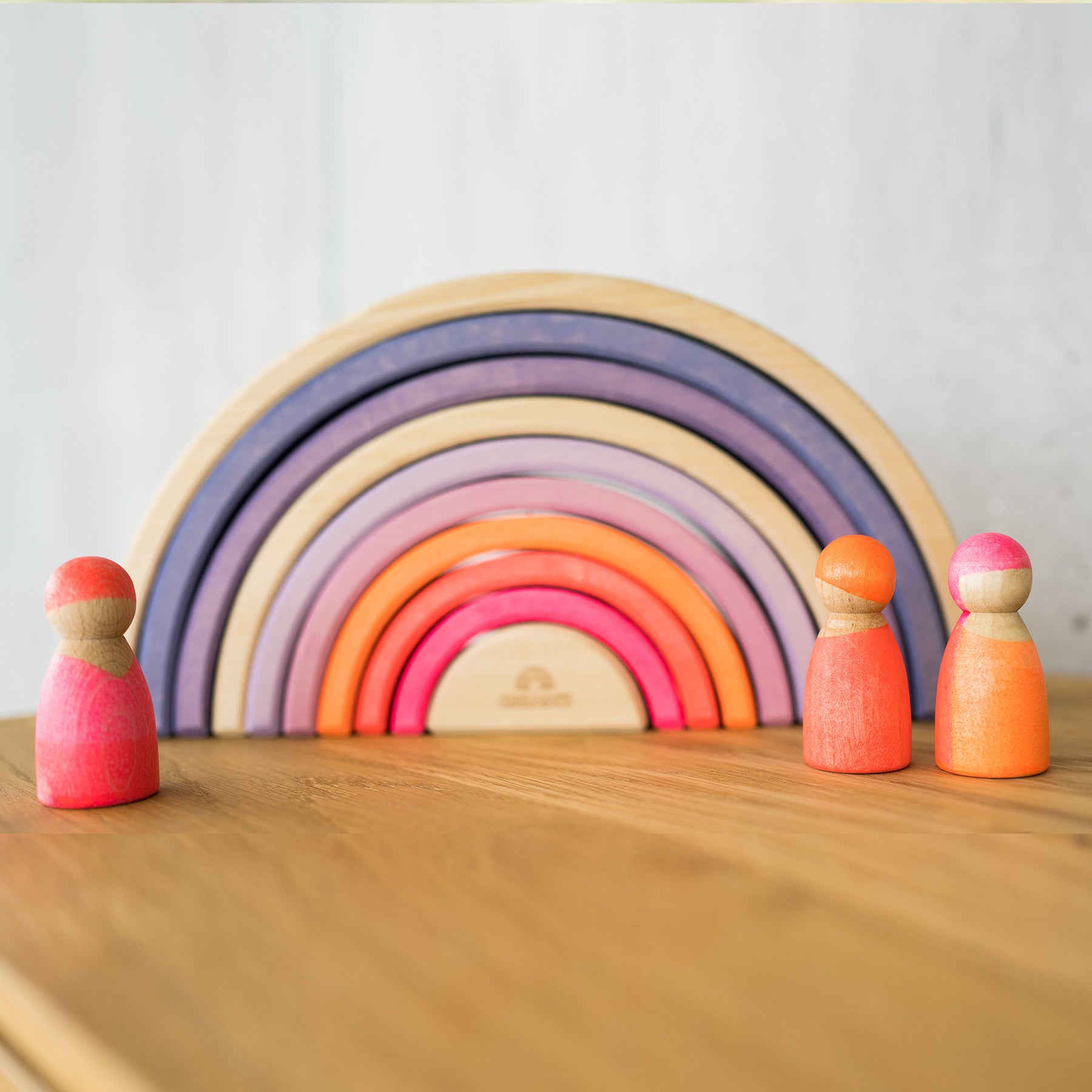 Open-ended Play GRIMM'S Spiel und Holz Design Neonfreunde Pink