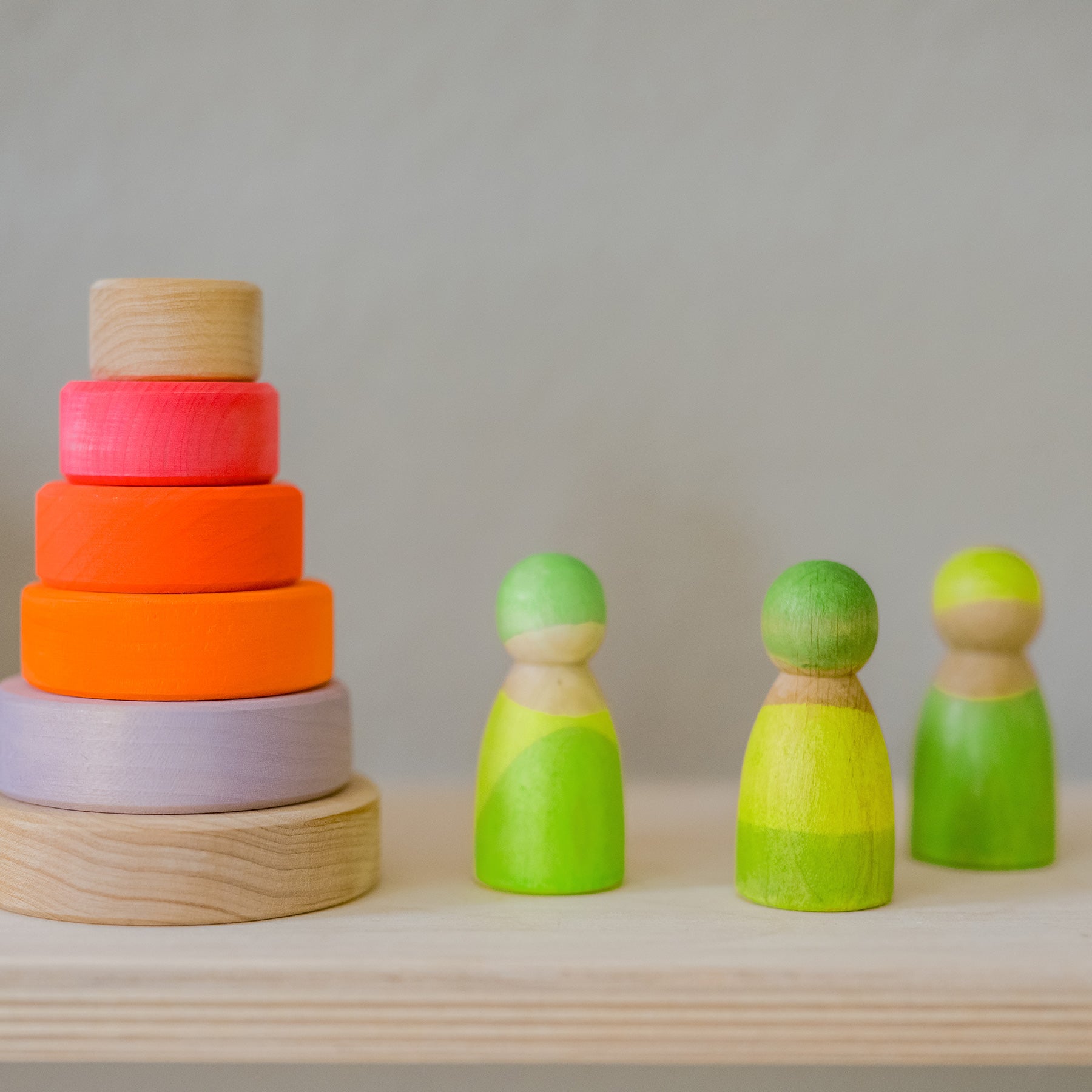 Open-ended Play GRIMM'S Spiel und Holz Design Neonfreunde Grün