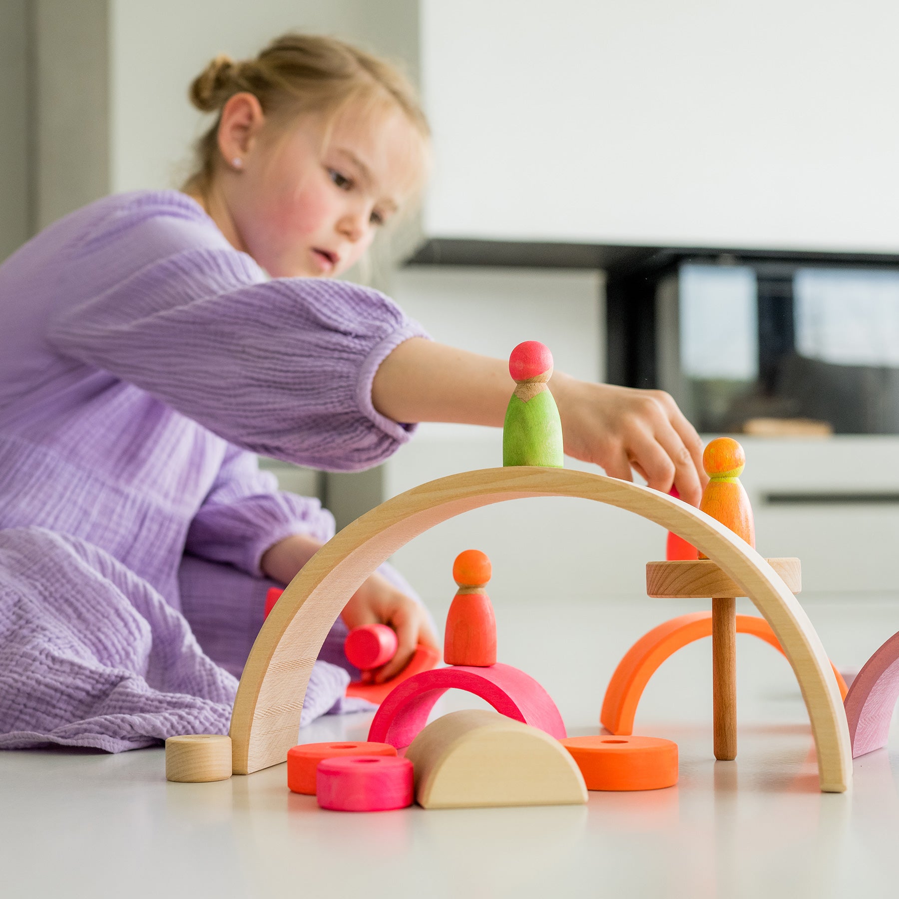 Open-ended Play GRIMM'S Spiel und Holz Design Neonfreunde Mix