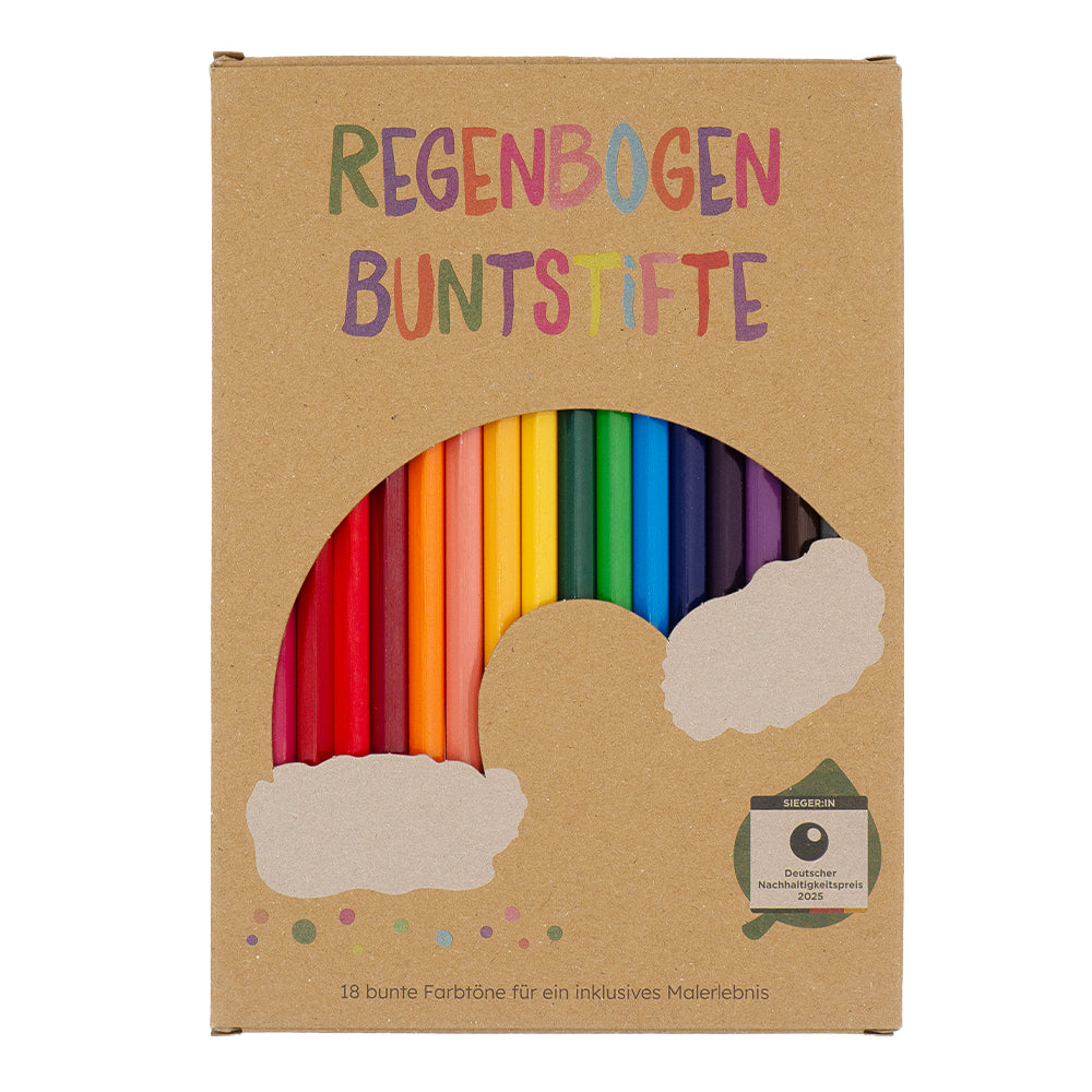 Malen Hautfarben 18 Regenbogen-Buntstifte für Kinder
