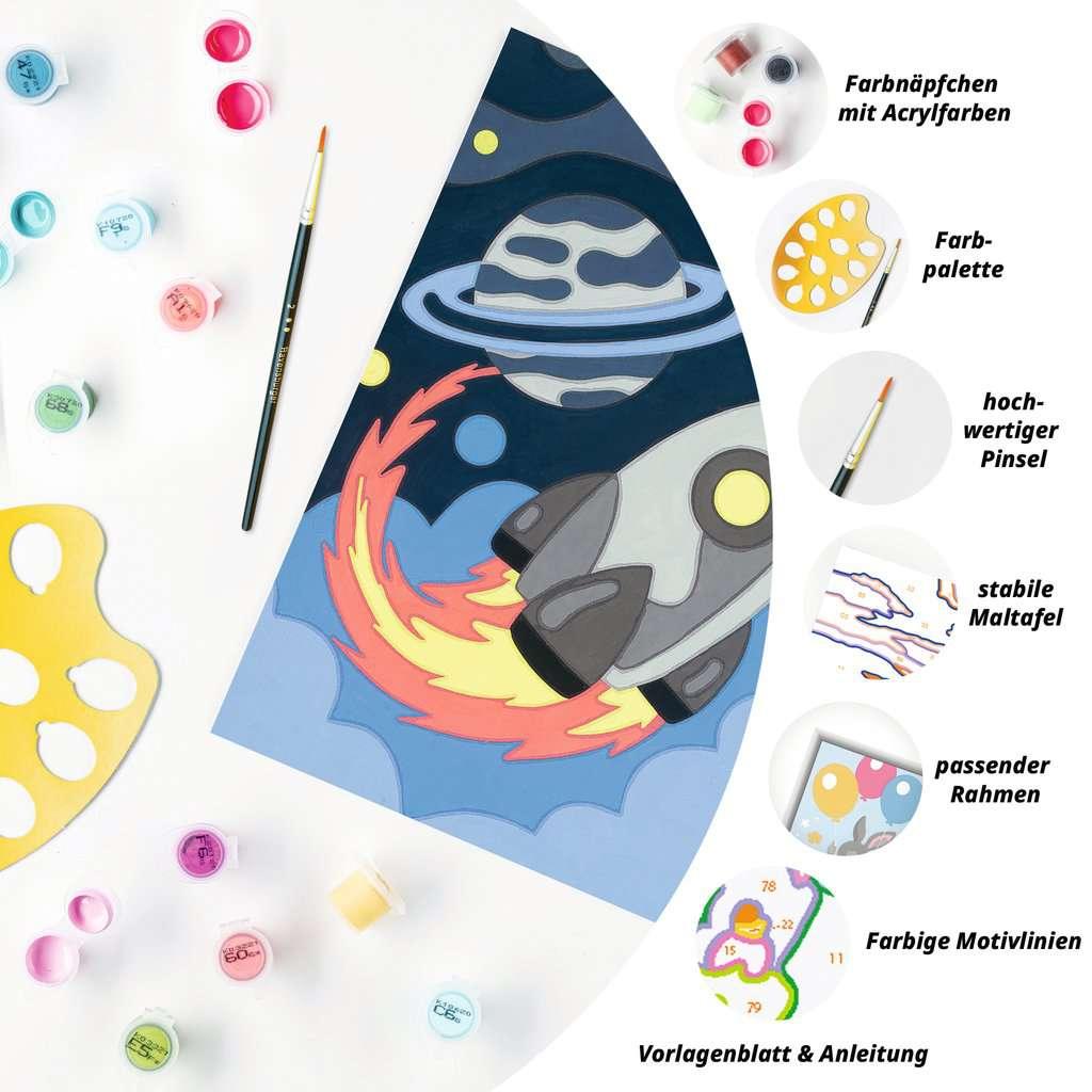 Malen Ravensburger Malen nach Zahlen: Weltraumabenteuer