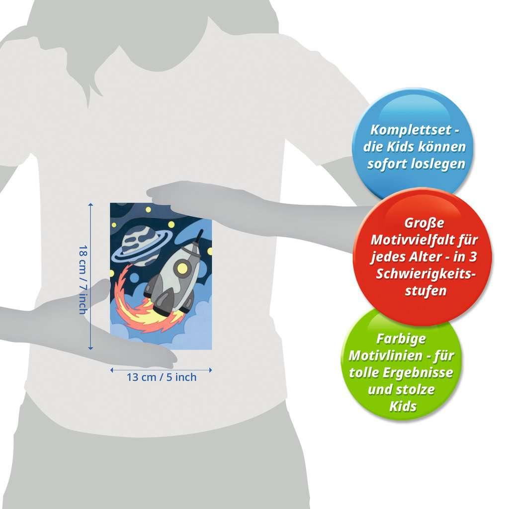 Malen Ravensburger Malen nach Zahlen: Weltraumabenteuer