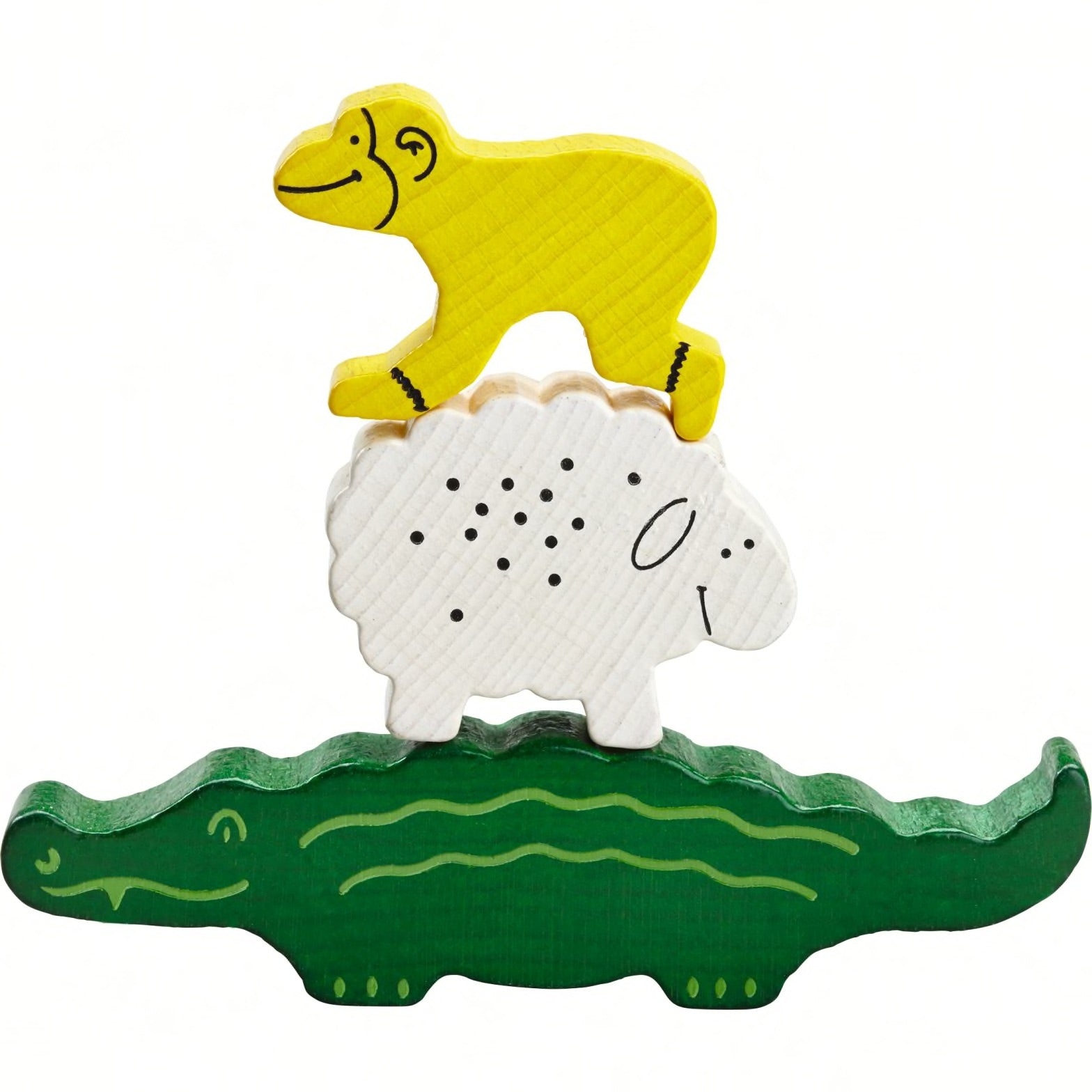 Gesellschaftsspiel HABA Tier auf Tier - Das wackelige Stapelspiel