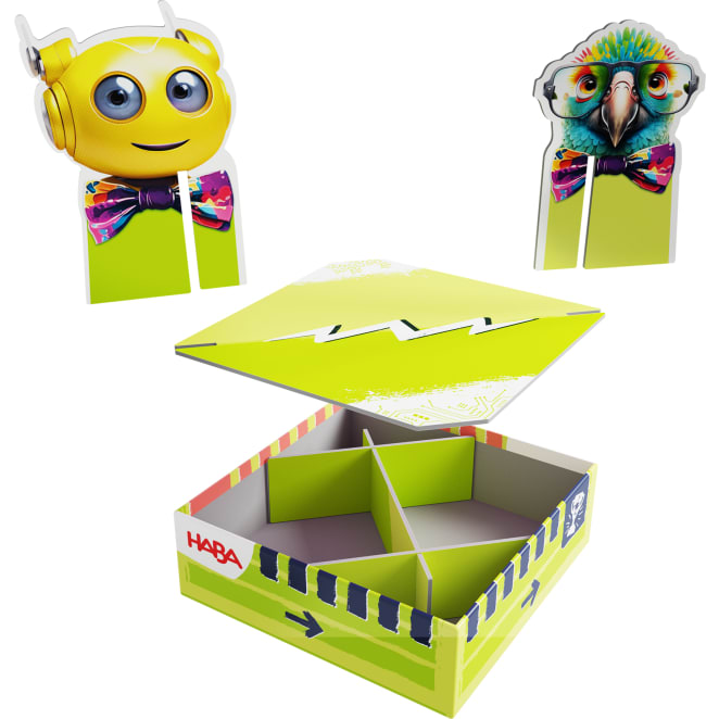 Gesellschaftsspiel HABA Team Quiz Challenge – Natur vs. Technik