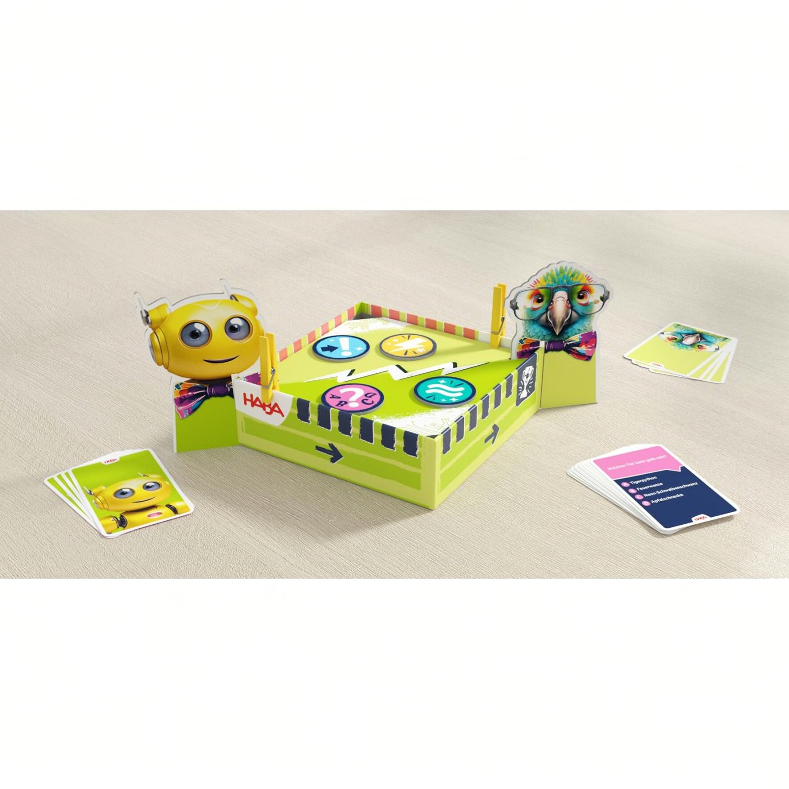 Gesellschaftsspiel HABA Team Quiz Challenge – Natur vs. Technik