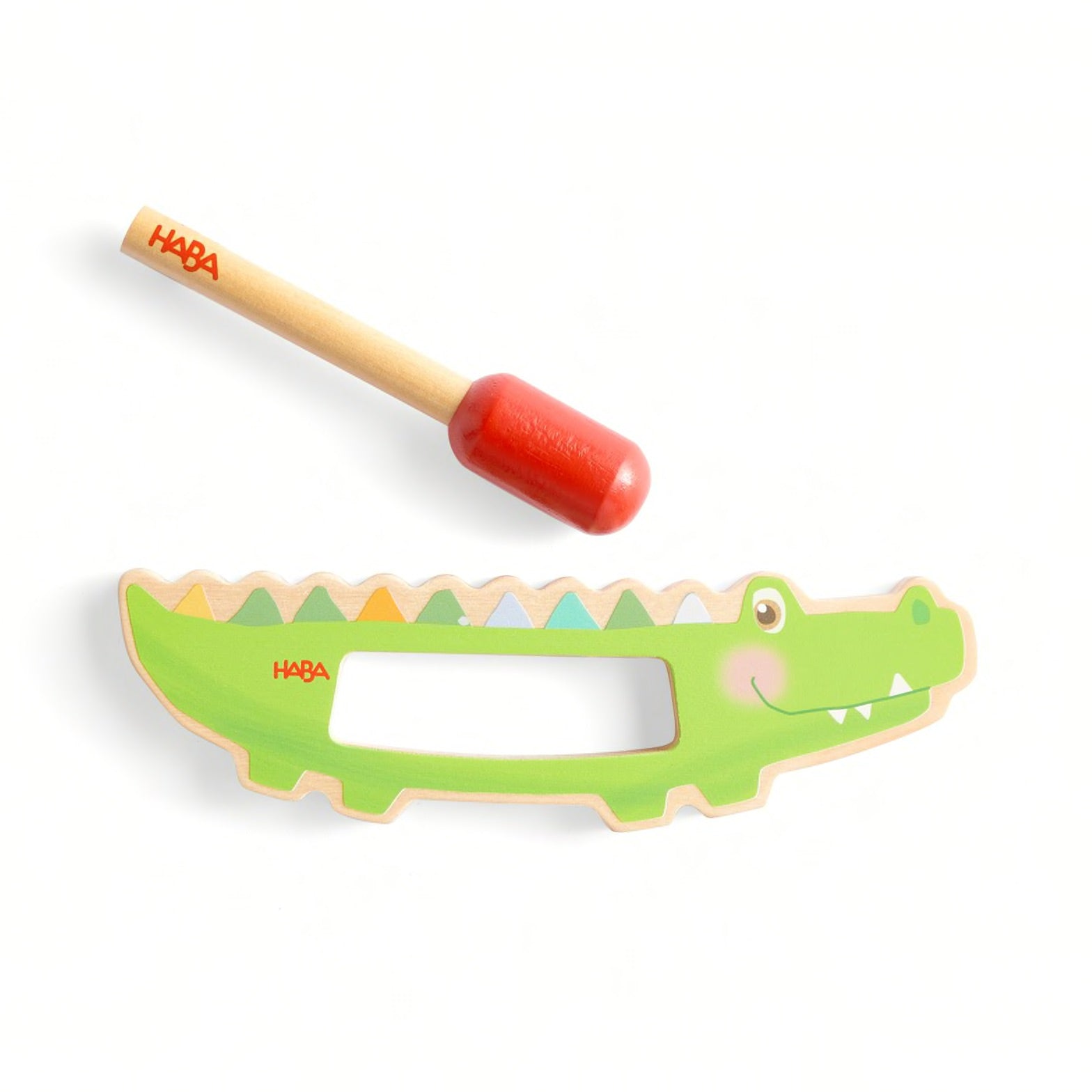 Musikspielzeuge HABA Guiro Krokodil