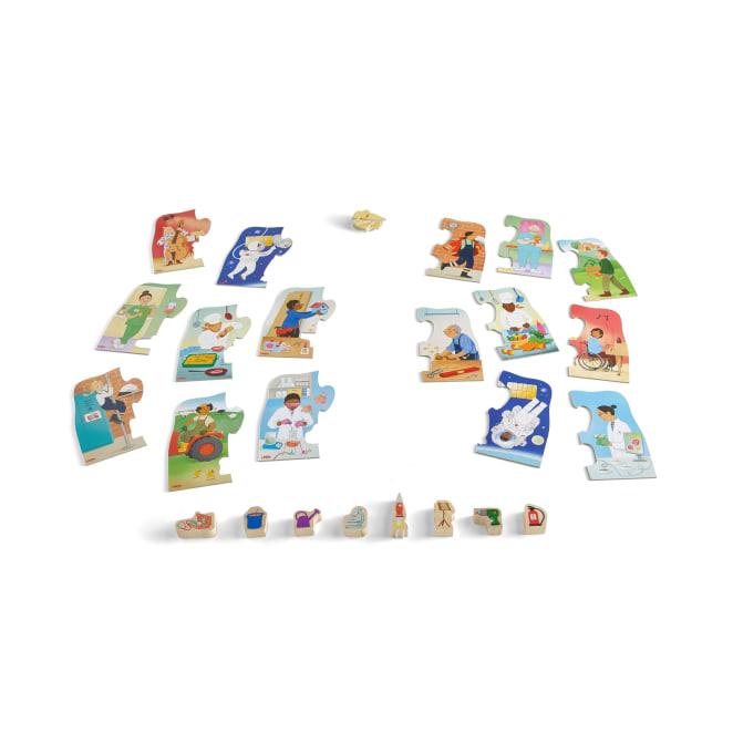 Kooperatives Spiel HABA Meine ersten Spiele – Berufe Memo