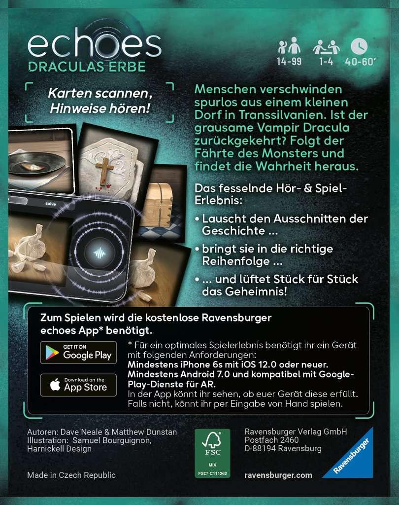 Spiel Ravensburger echoes Draculas Erbe