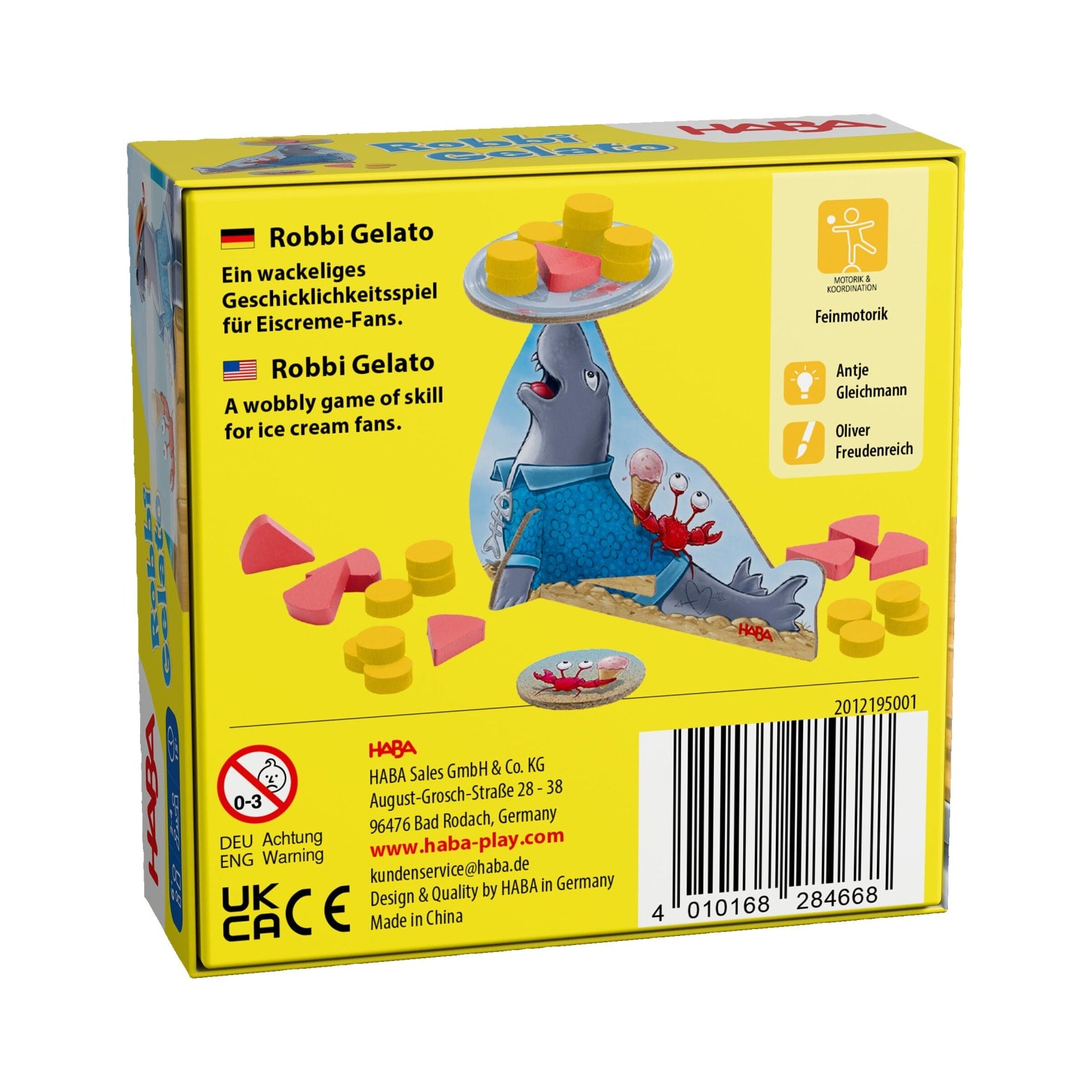 Gesellschaftsspiel HABA Robbi Gelato