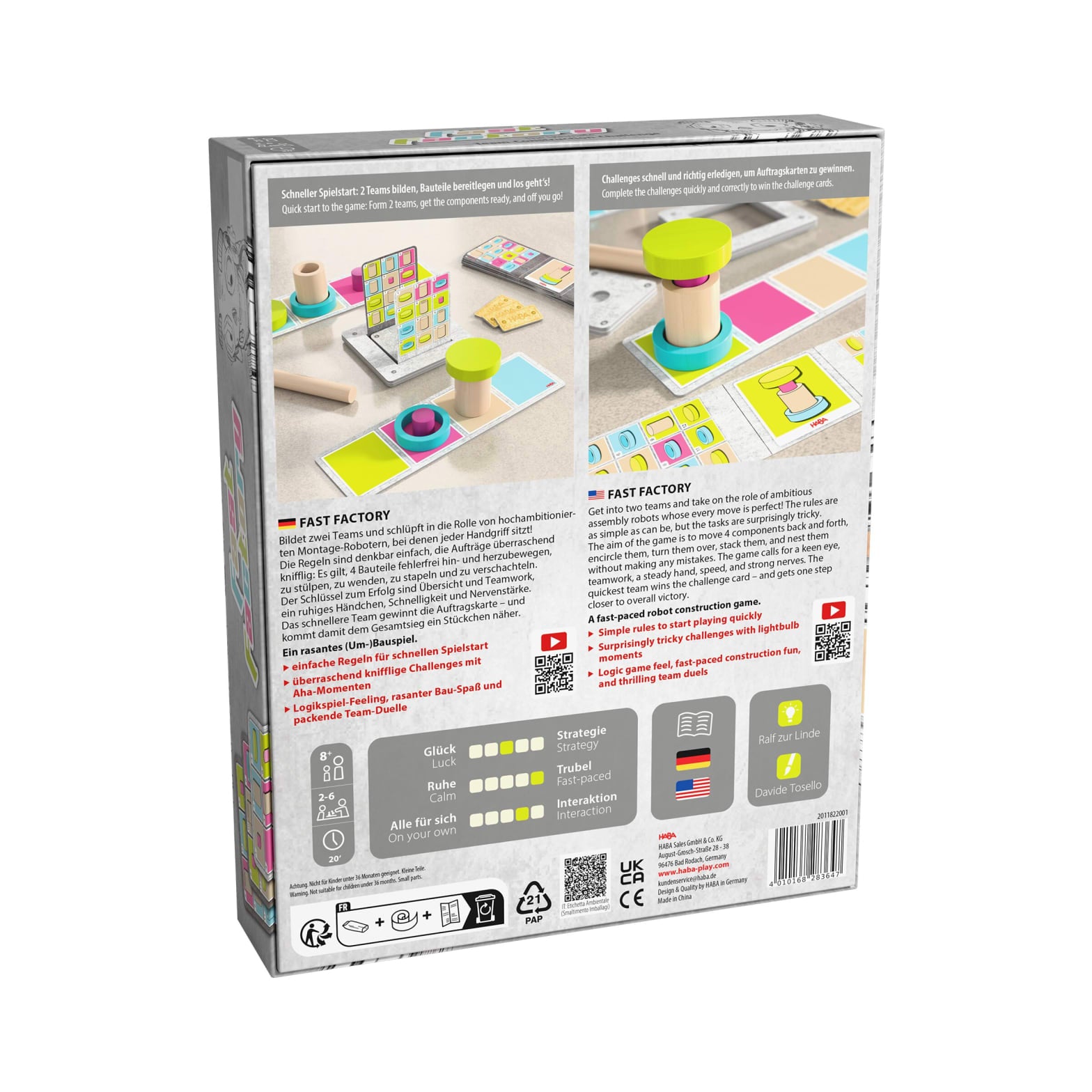 Gesellschaftsspiel HABA Fast Factory