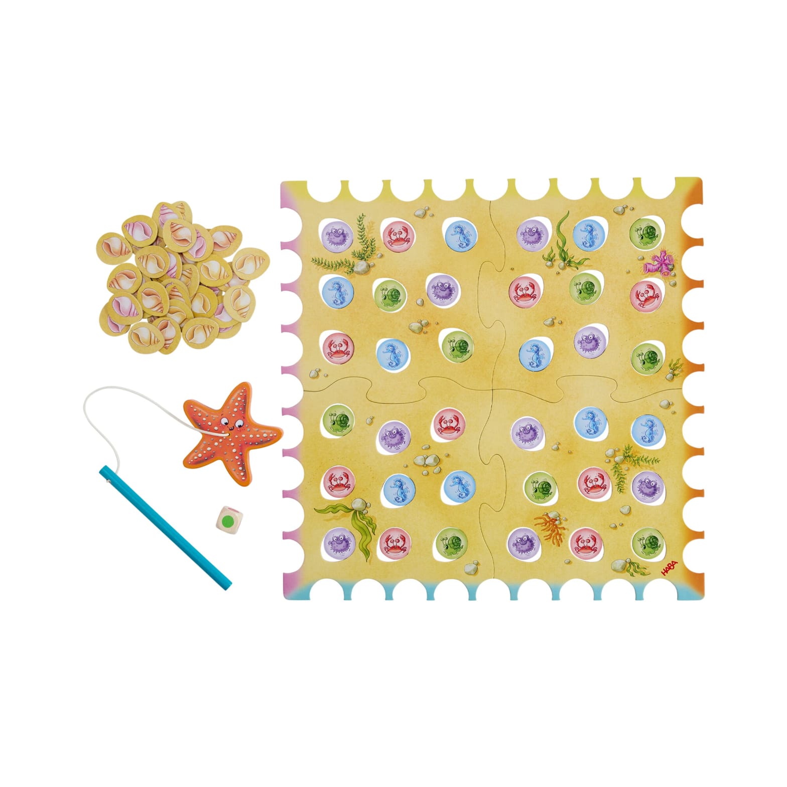 Gesellschaftsspiel HABA Seebastian Seestern