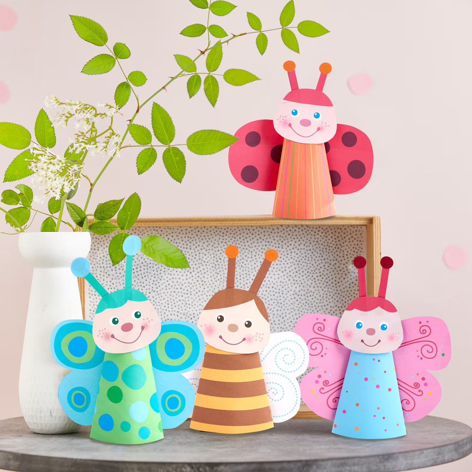 Basteln HABA Sachenmacher | Erstes Schneiden Flatterlinge Bastelset