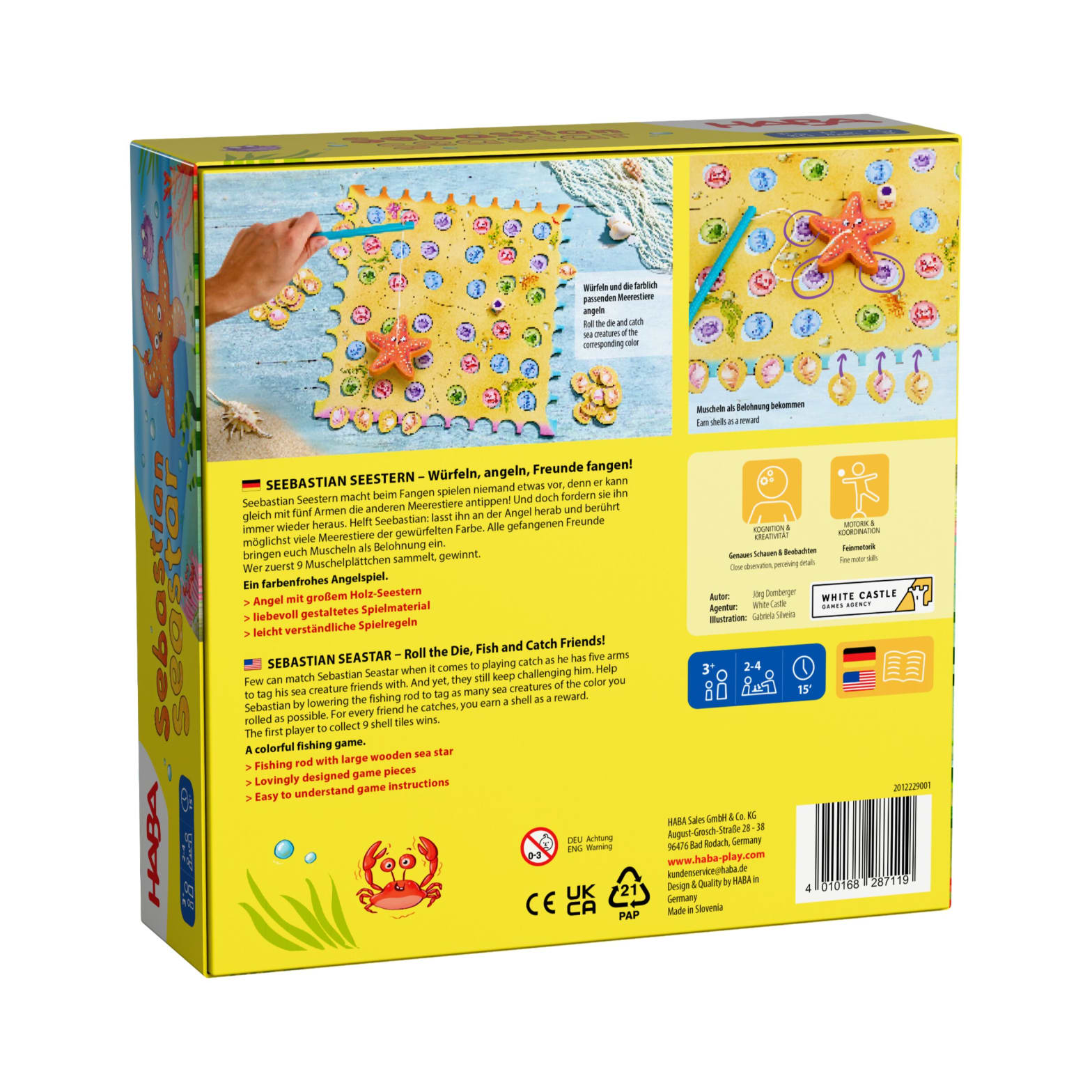 Gesellschaftsspiel HABA Seebastian Seestern