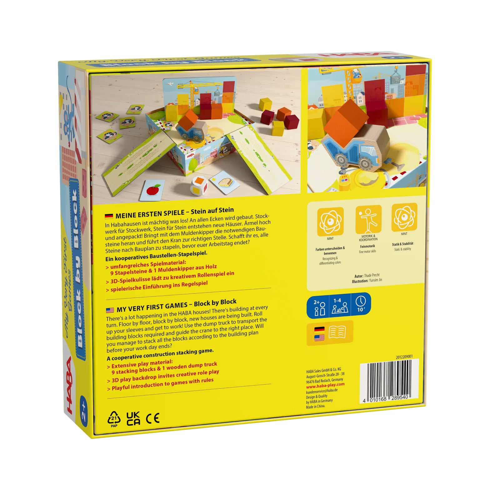 Gesellschaftsspiel HABA Meine ersten Spiele – Stein auf Stein