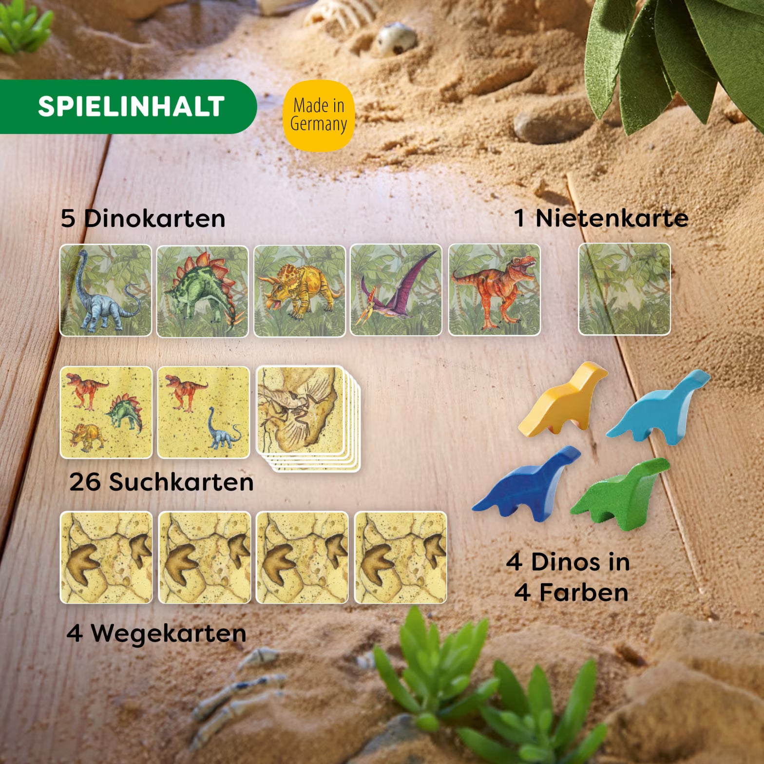 Gesellschaftsspiel HABA Den Dinos auf der Spur