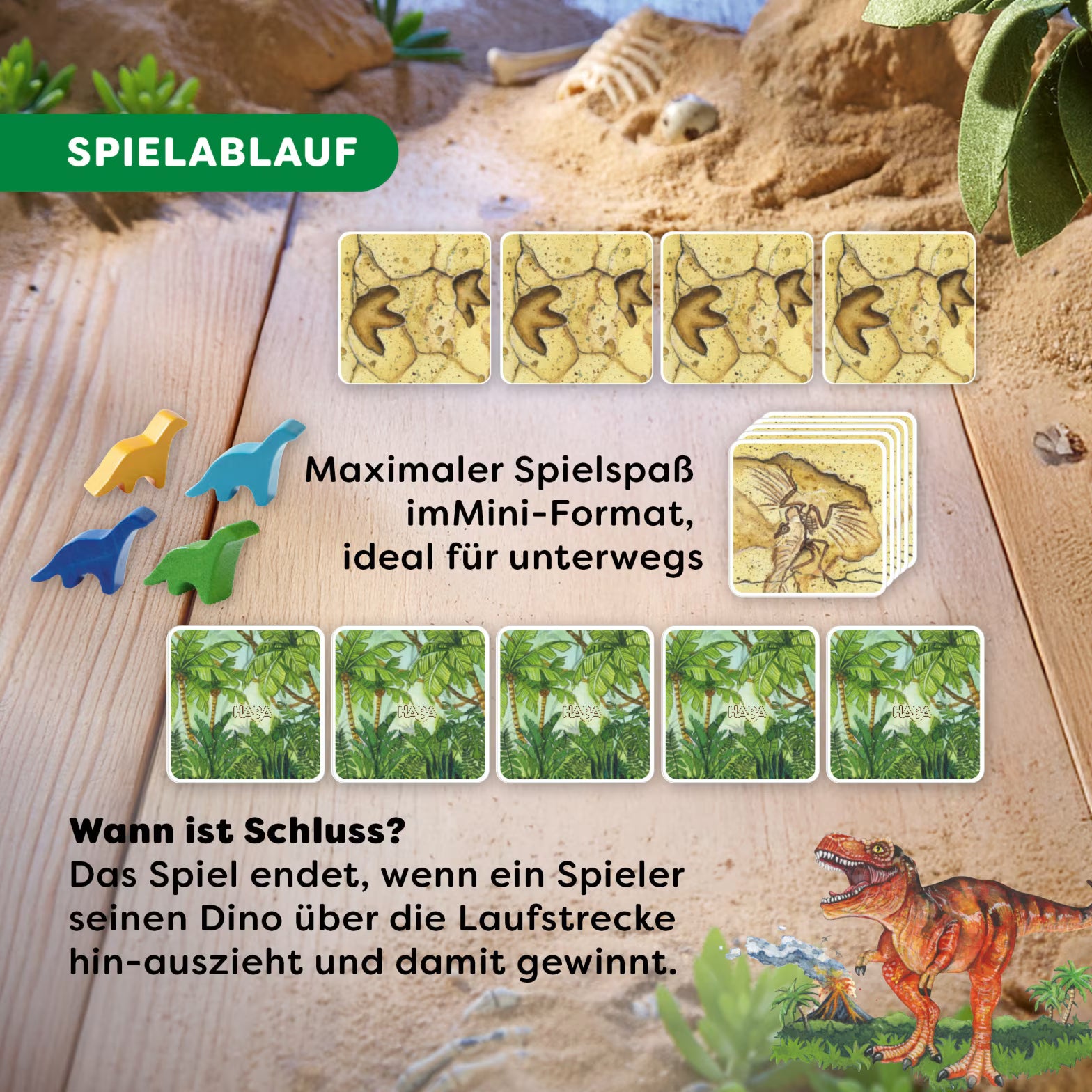 Gesellschaftsspiel HABA Den Dinos auf der Spur