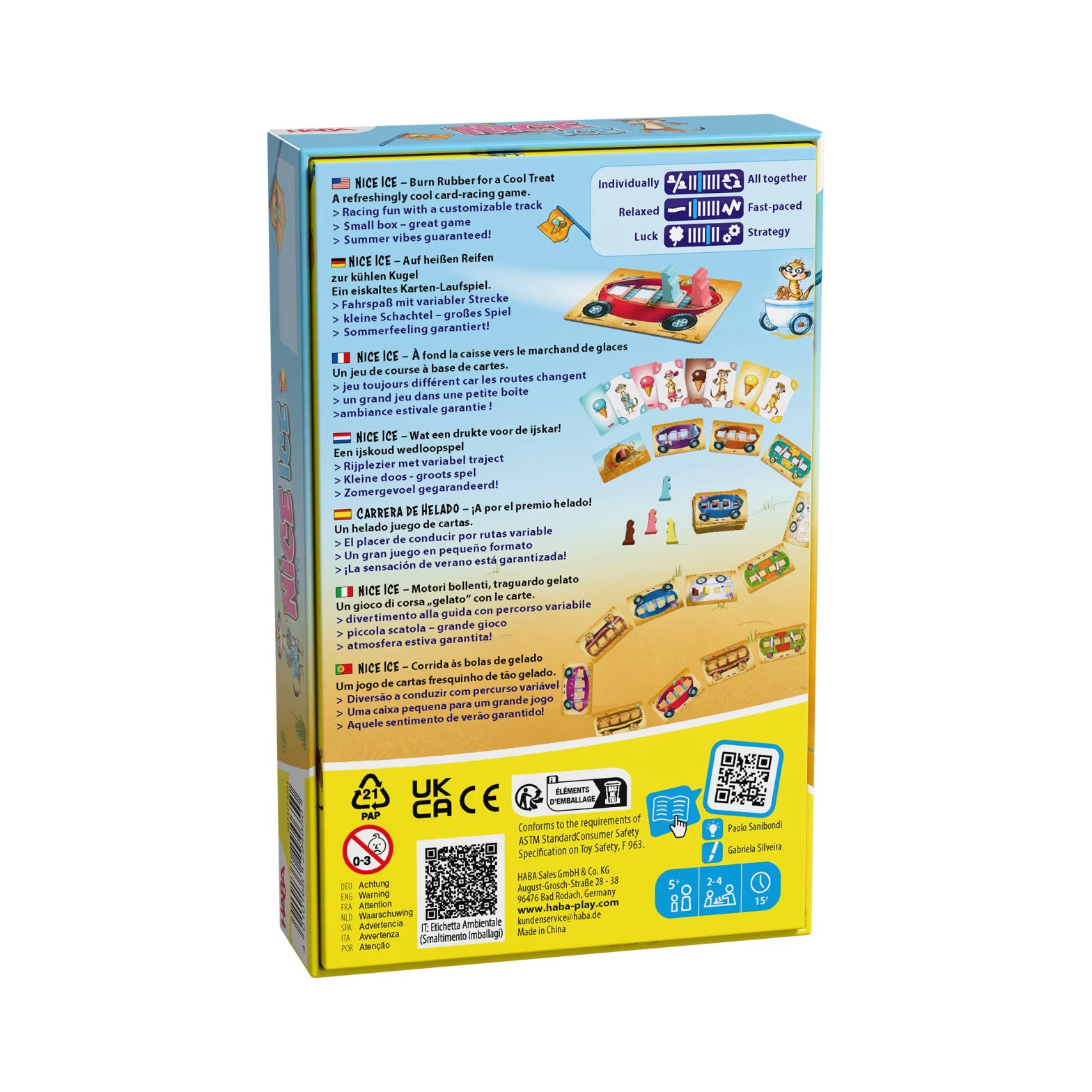 Gesellschaftsspiel HABA Nice Ice