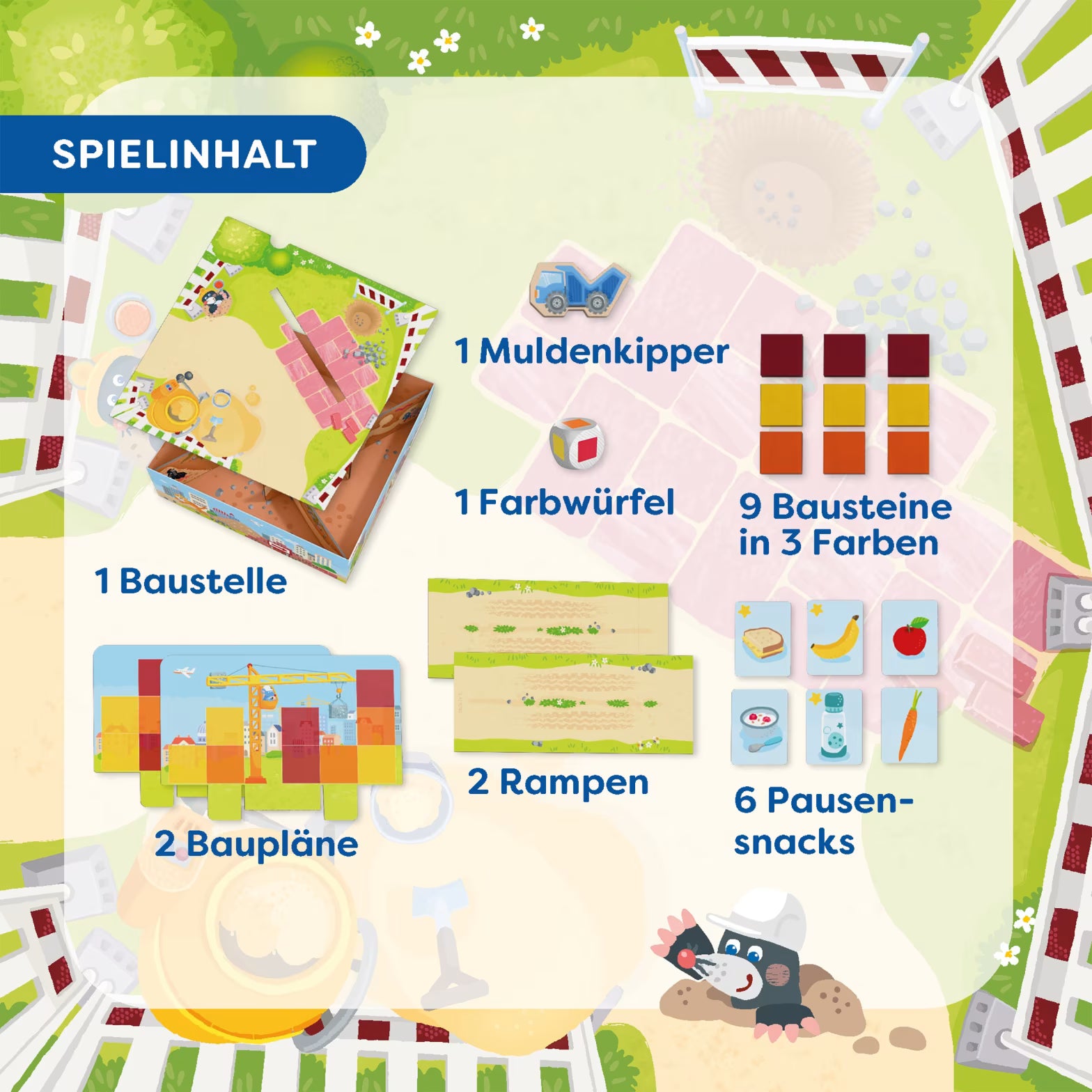 Gesellschaftsspiel HABA Meine ersten Spiele – Stein auf Stein