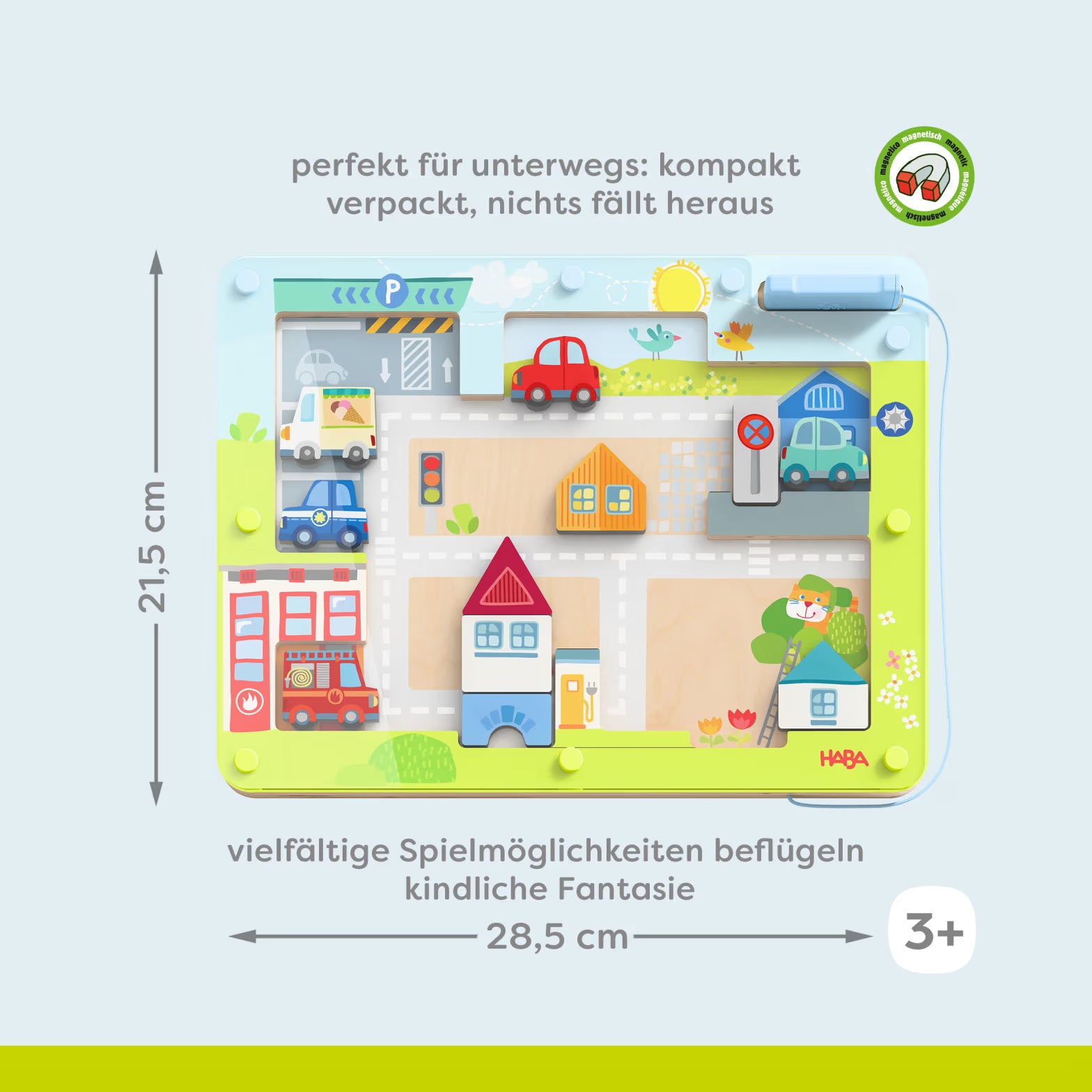 Magnetspiel HABA Magnetspiel Vario Stadt