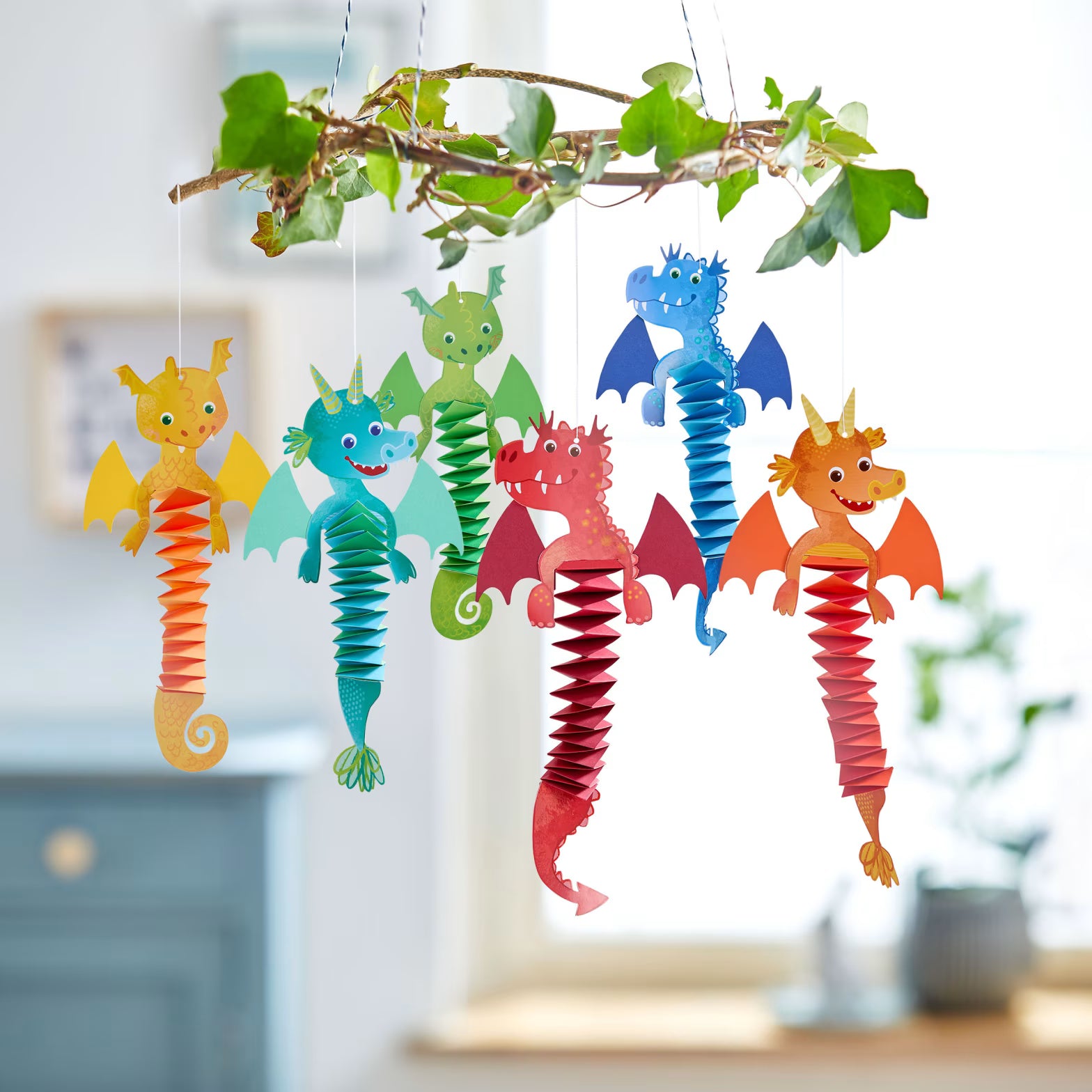 Basteln HABA Sachenmacher | Erstes Falten Feuerdrache, Bastelset, 6 St.