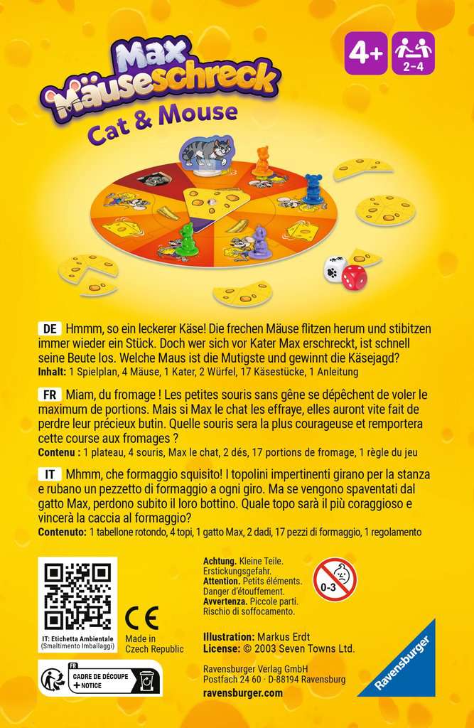 Spiel Ravensburger Mitbringspiel: Max Mäuseschreck