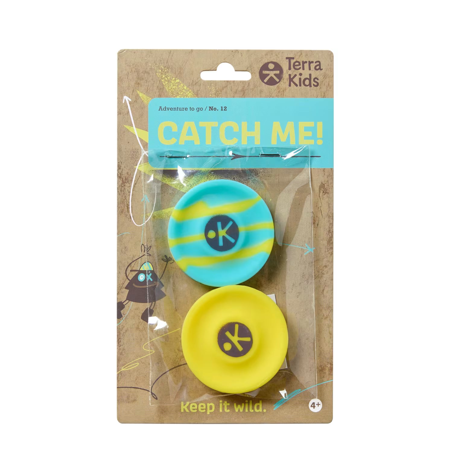 Abenteuer HABA Terra Kids | Adventure to go No. 11 | Catch me! blau. Pocket-Frisbee