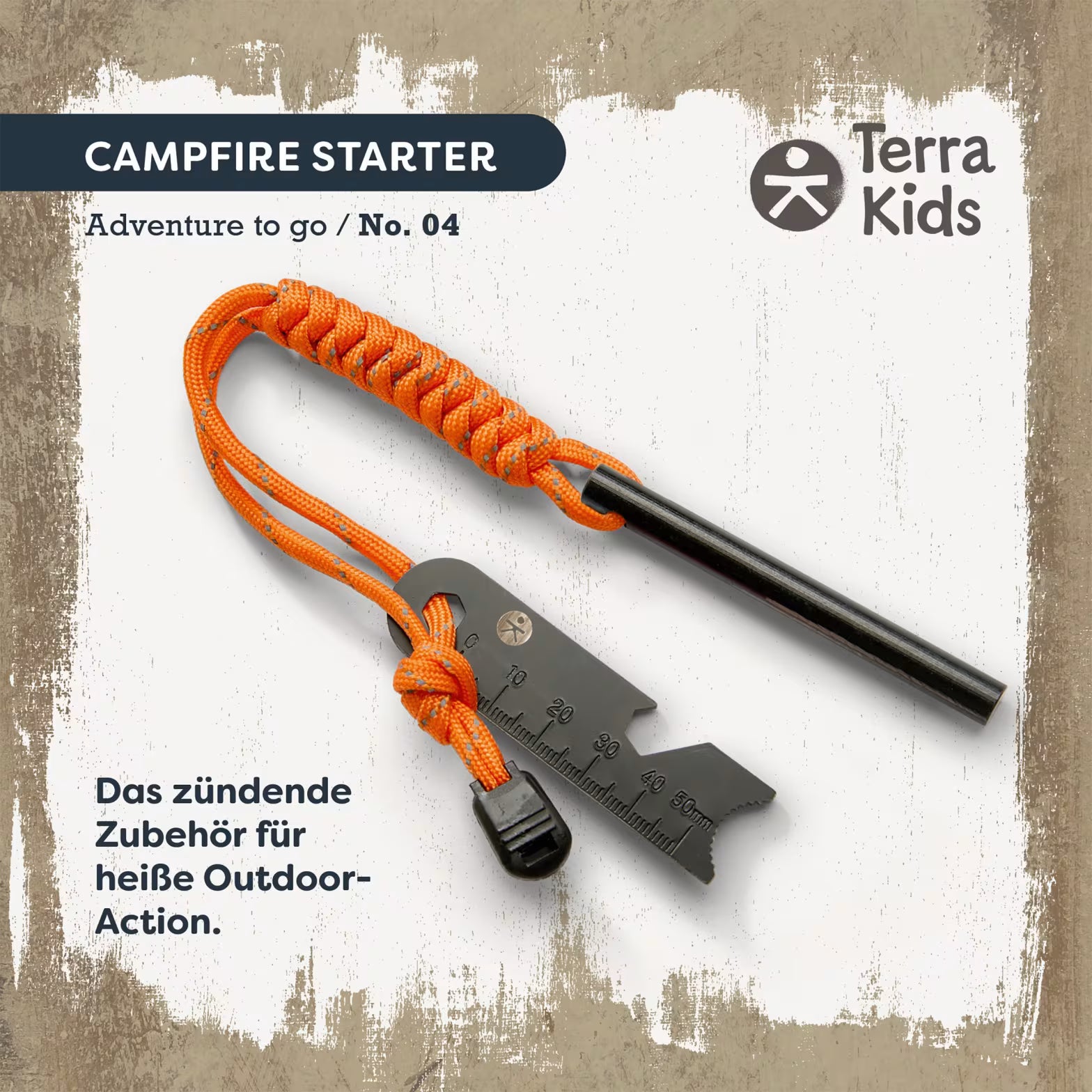 Abenteuer HABA Terra Kids | Adventure to go No. 4 | Campfire Starter. Feuerstarter-Set